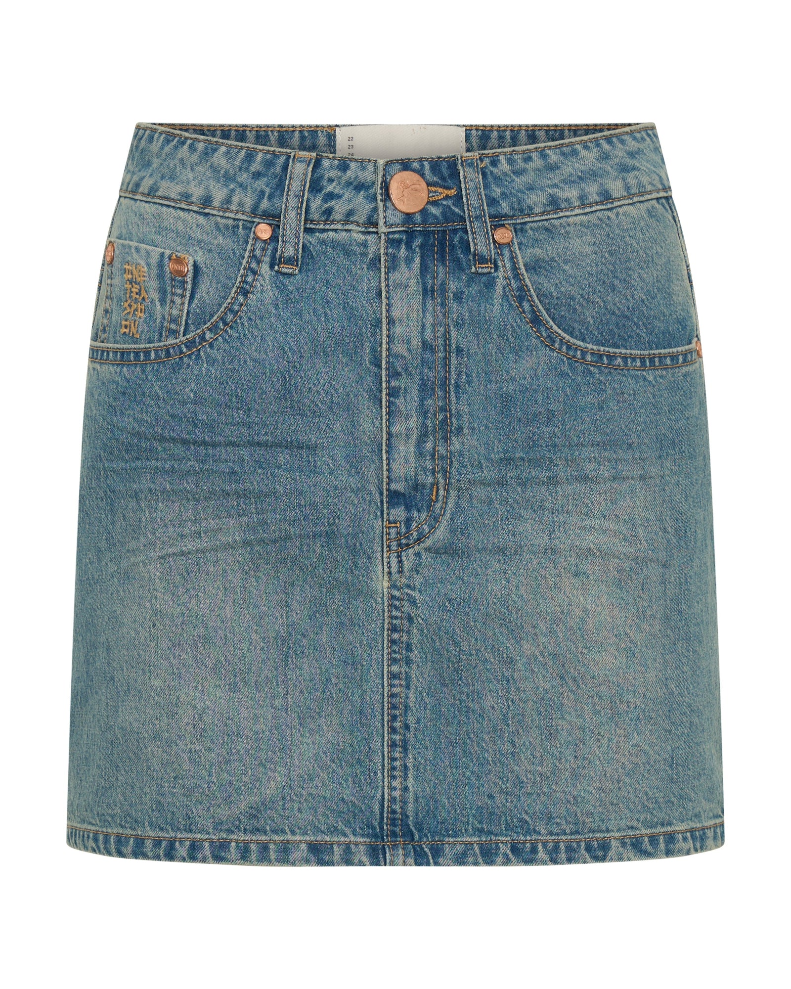 2020 High Waist Mini Denim Skirt - Image 13
