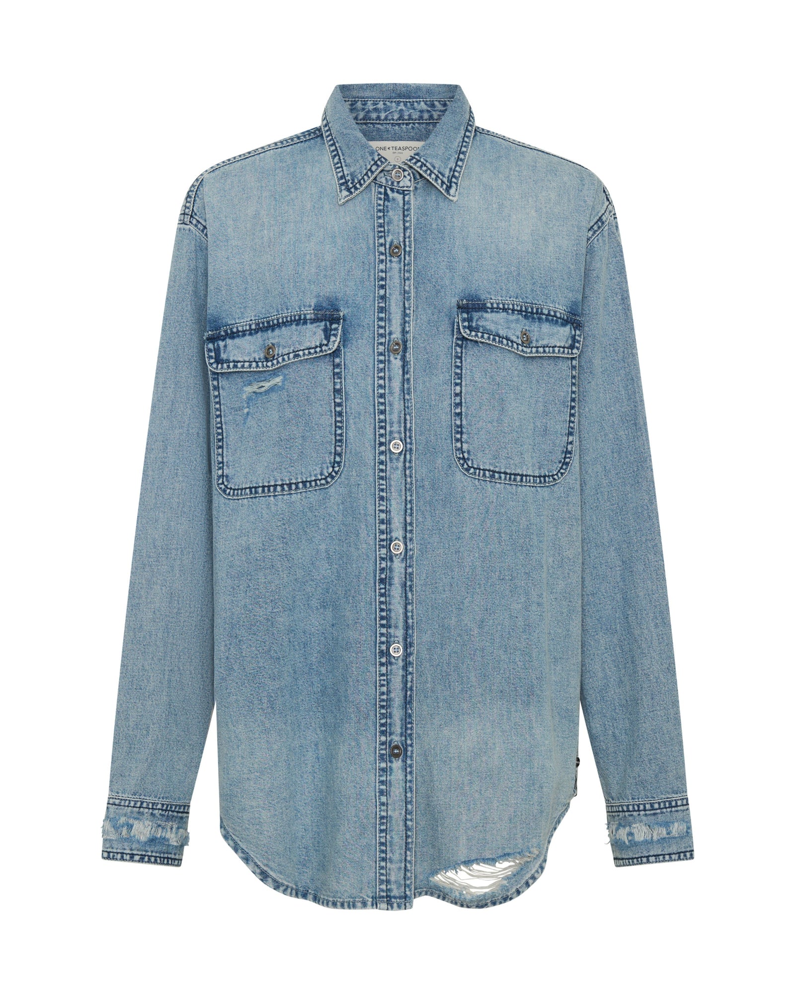 25th Anniversary Limited Edition Everyday Studded Denim Shirt - Salty Dog - Image 14