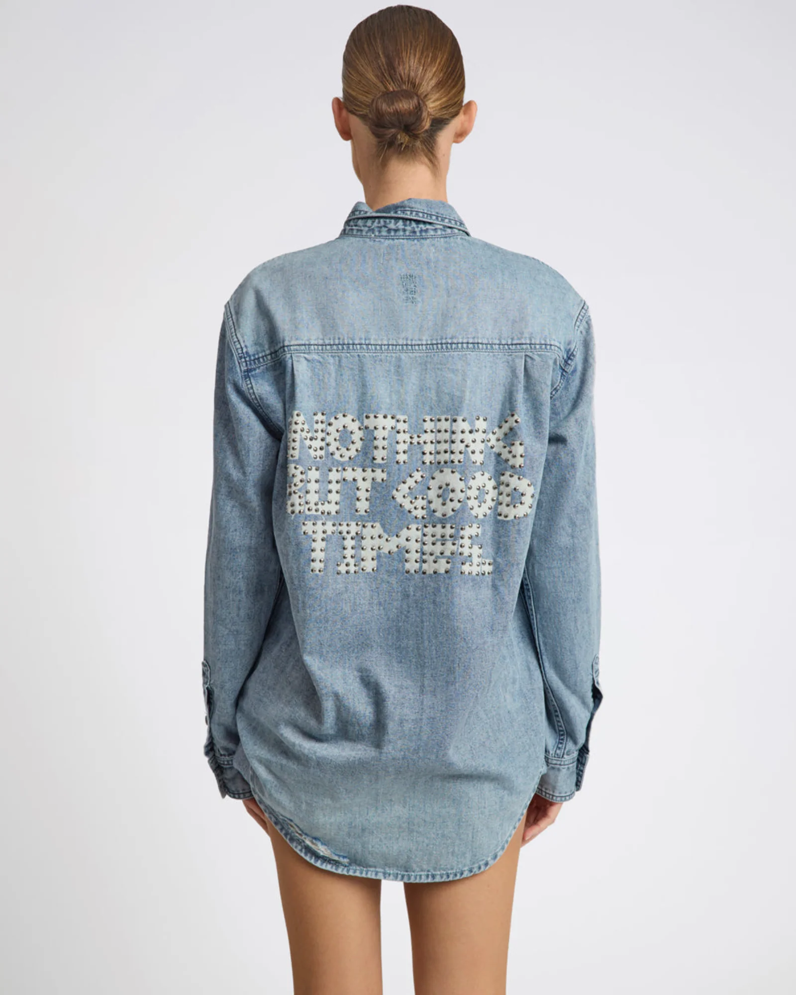 25th Anniversary Limited Edition Everyday Studded Denim Shirt - Salty Dog - Image 7