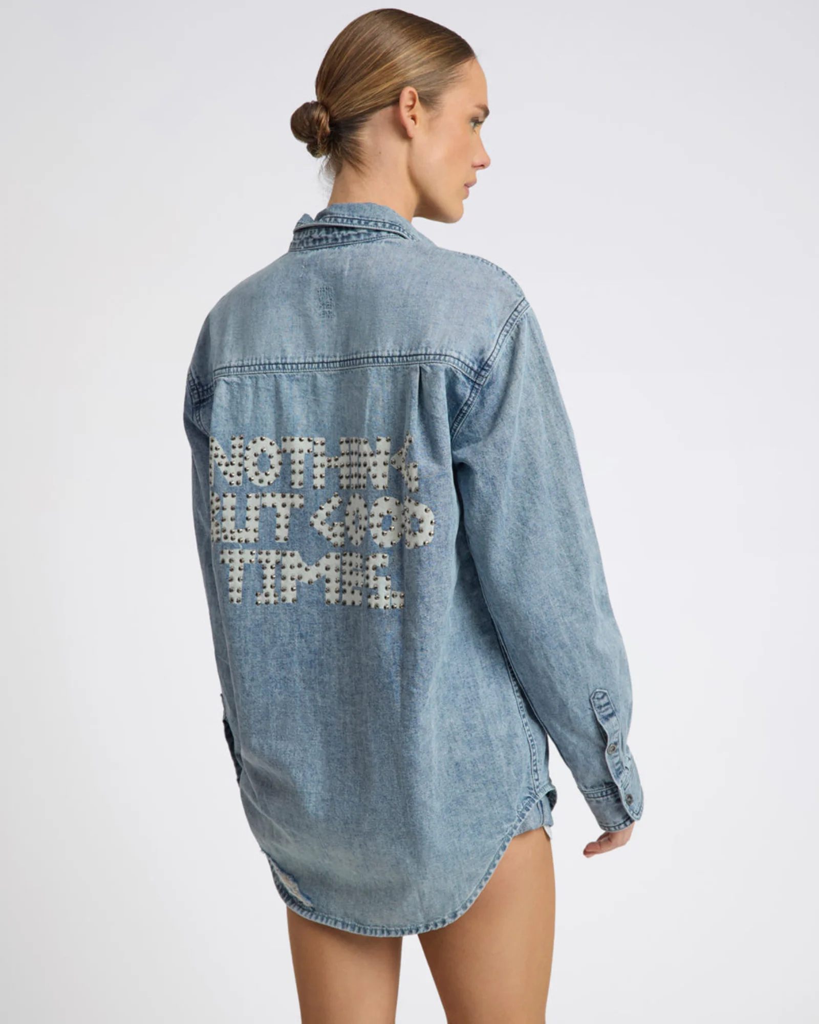 25th Anniversary Limited Edition Everyday Studded Denim Shirt - Salty Dog - Image 8