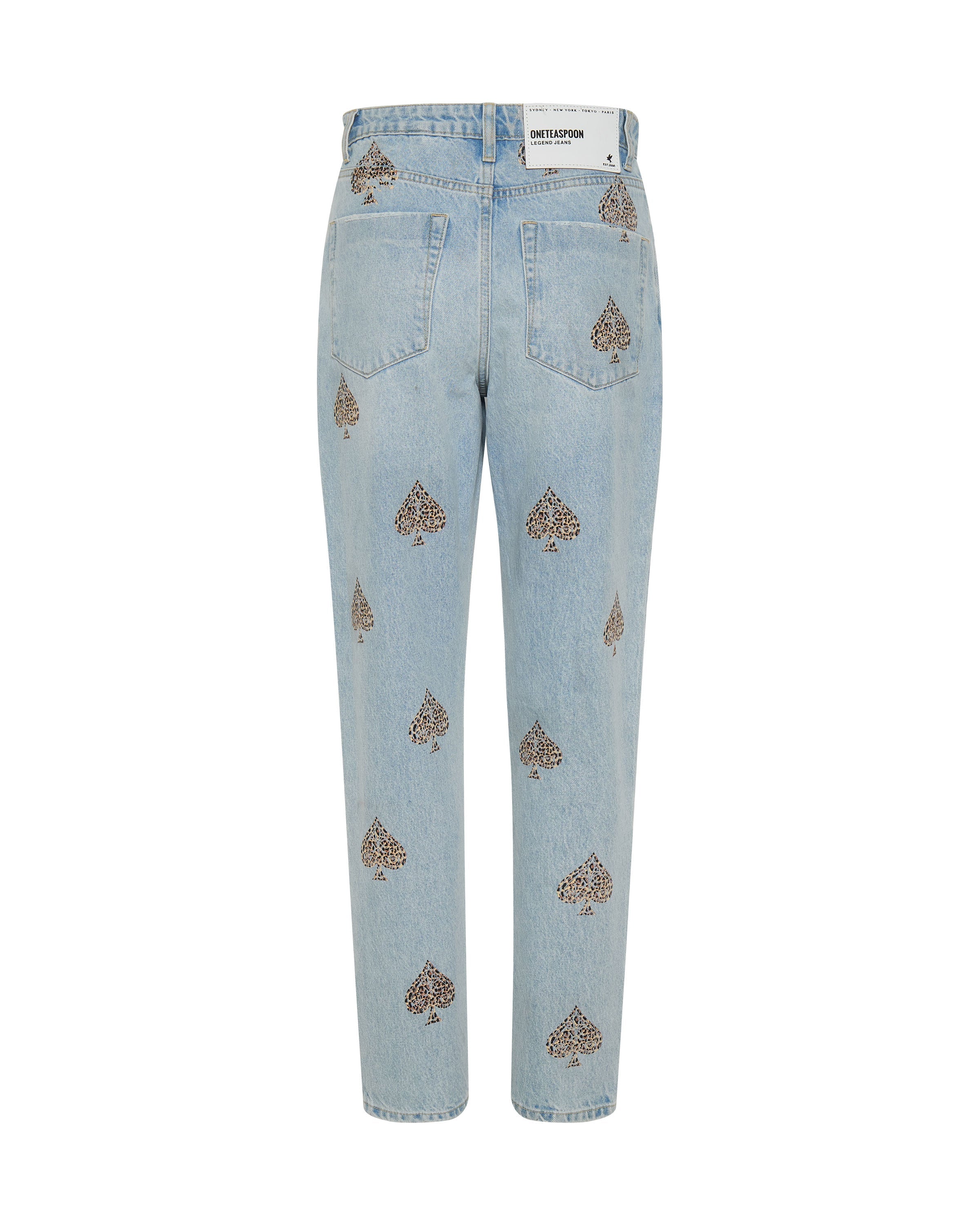 Legends High Waist Straight Leg Denim Jeans - Best Blue - Image 7