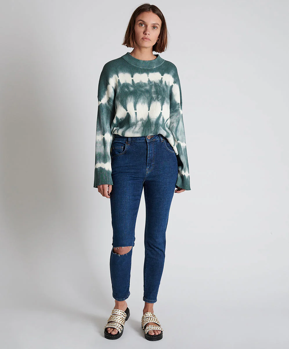Freebirds II Super High Waist Stretch Skinny Denim Jeans - Alabama