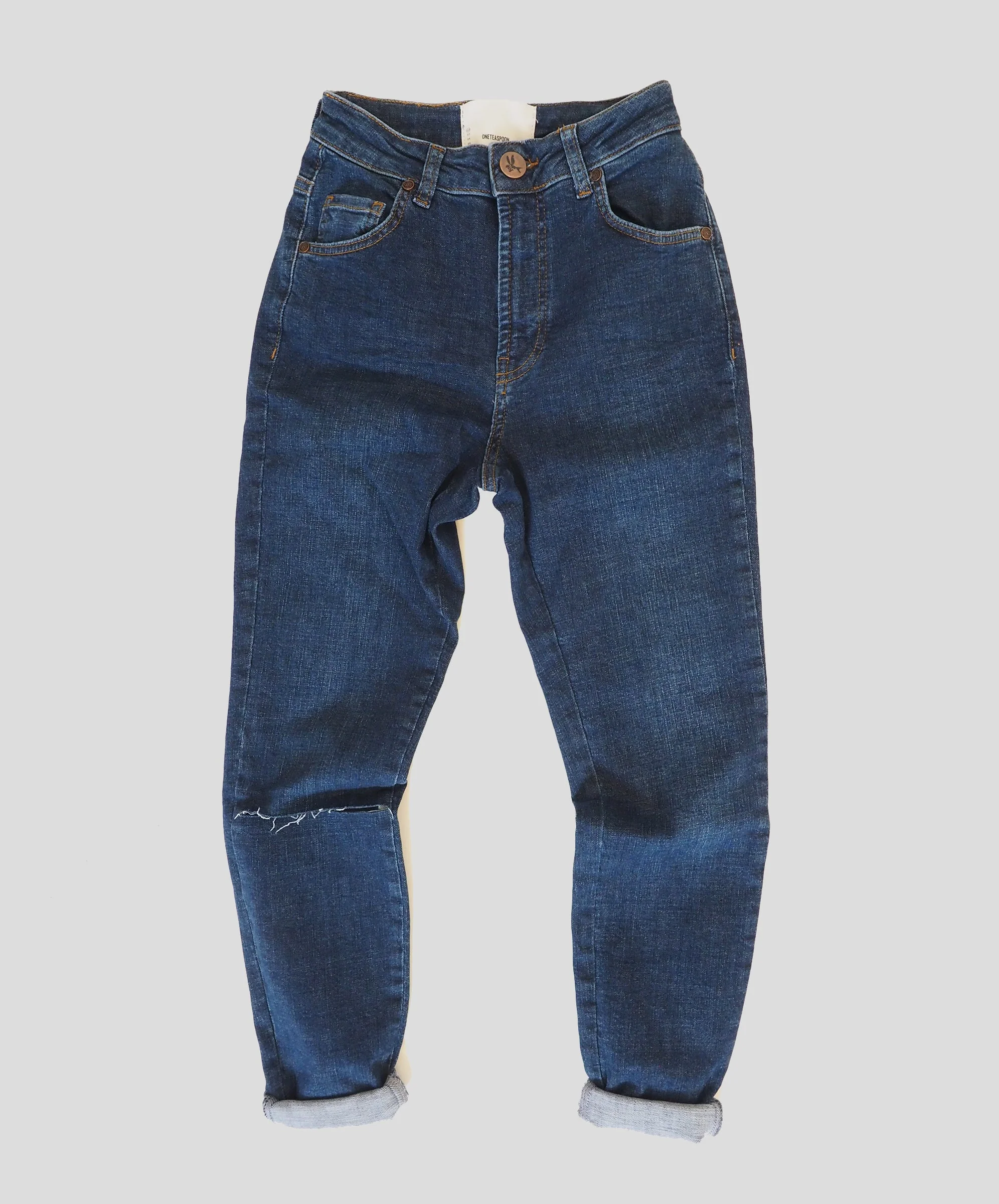 Freebirds II Super High Waist Stretch Skinny Denim Jeans - Alabama - Image 4