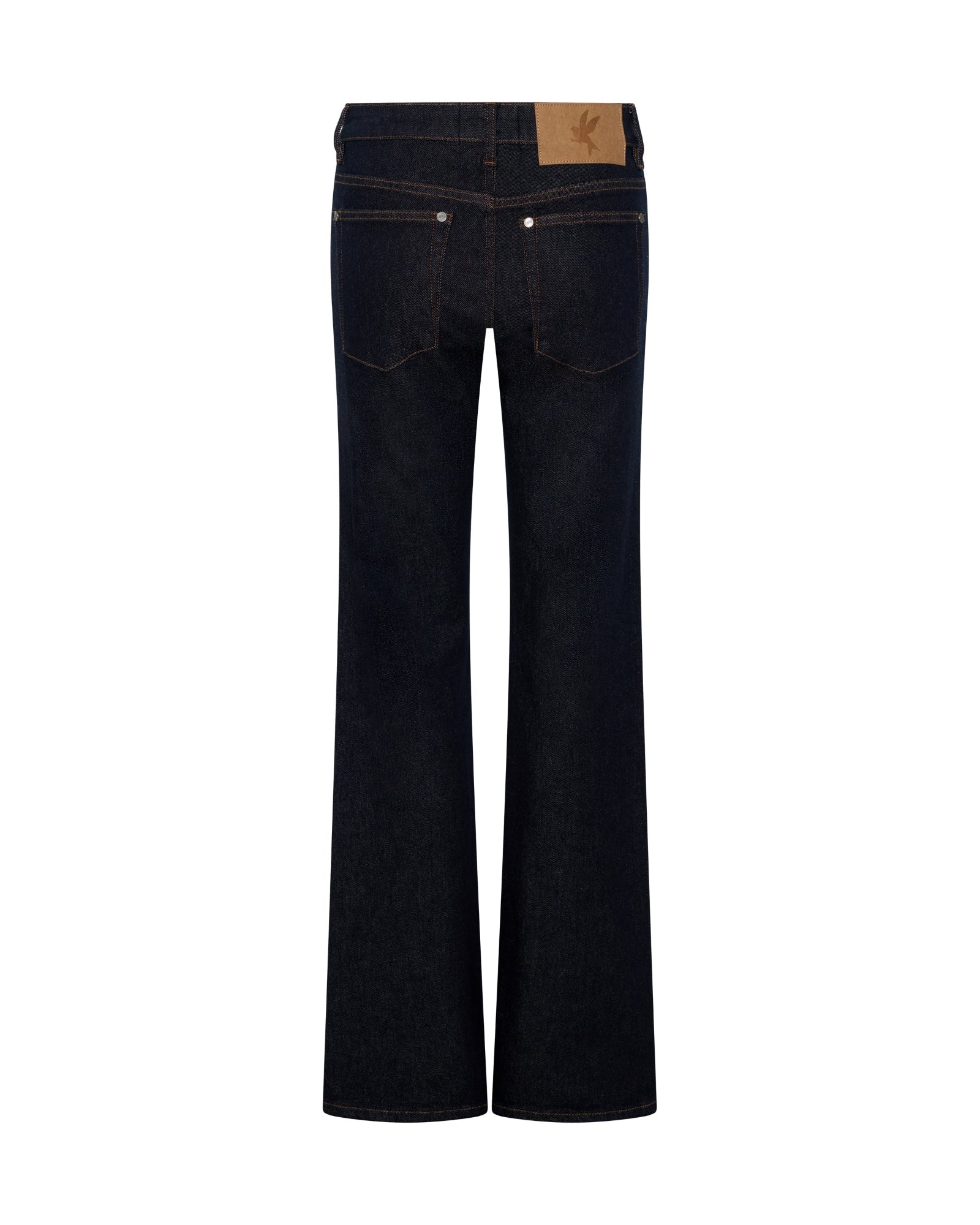 Alice Low Waist Bootcut Denim Jeans - Raw Indigo - Image 12