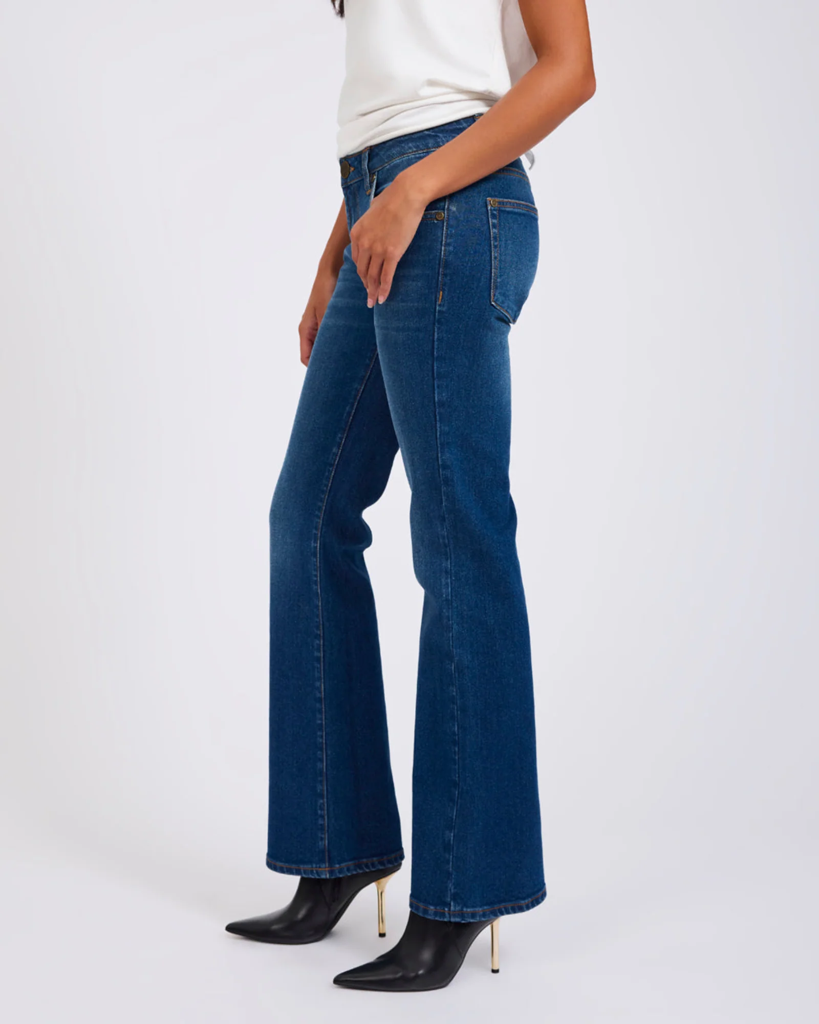 Alice Low Waist Bootcut Denim Jeans - Image 5