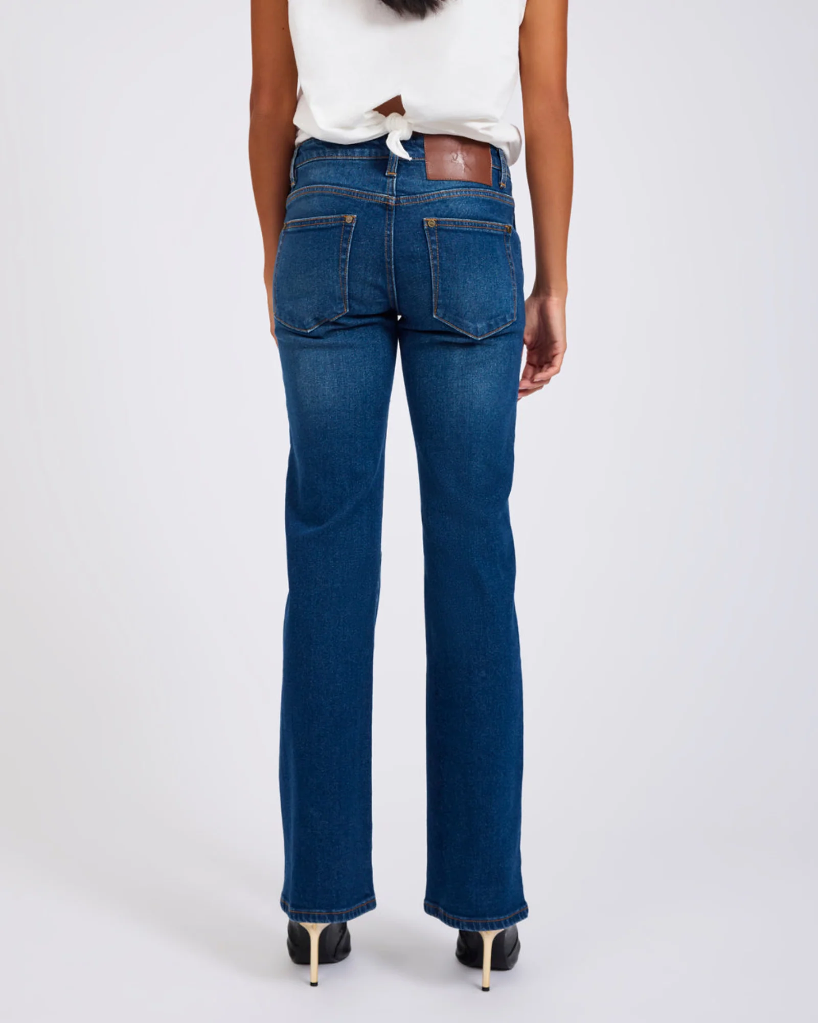 Alice Low Waist Bootcut Denim Jeans - Image 6