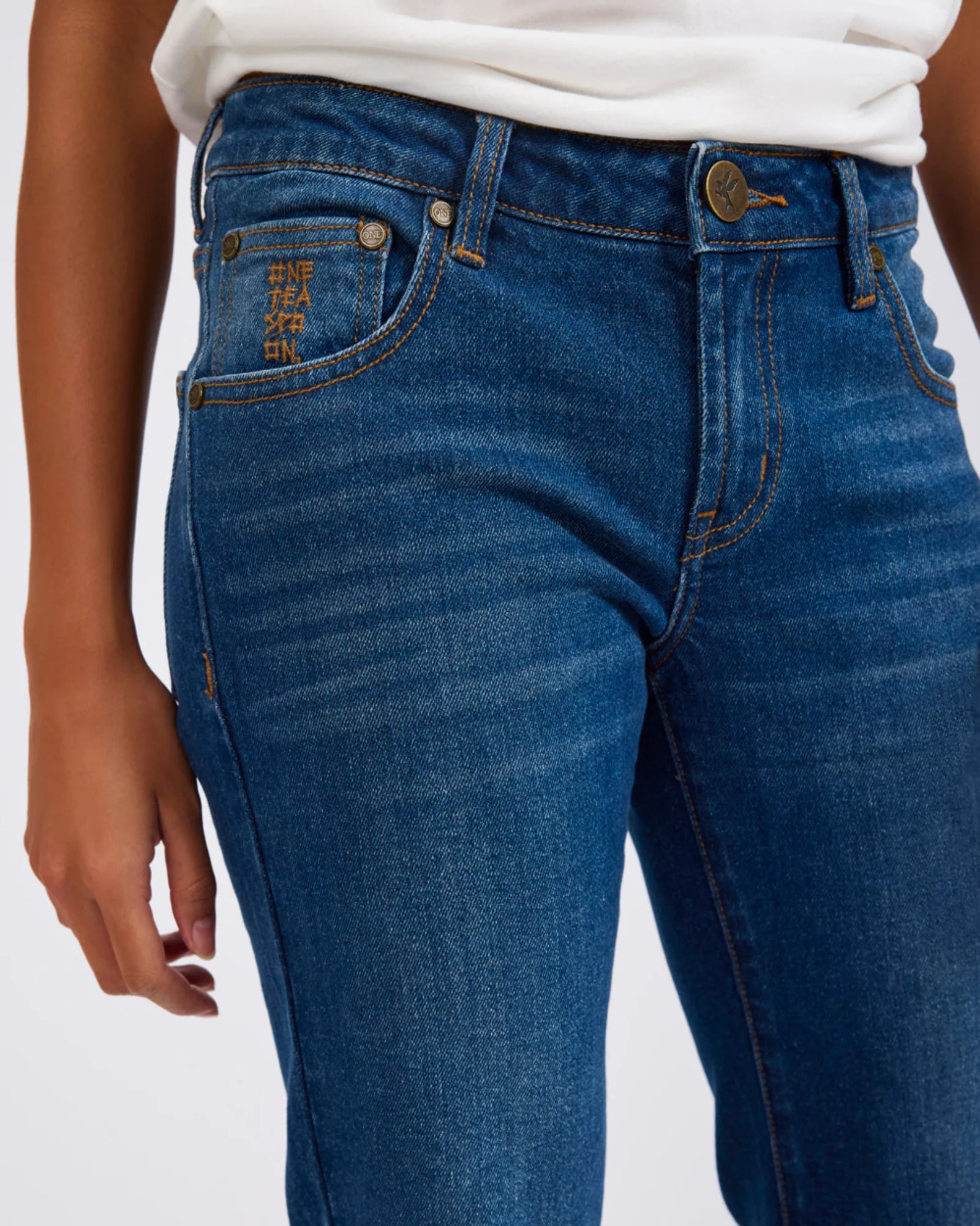 Alice Low Waist Bootcut Denim Jeans - Image 8