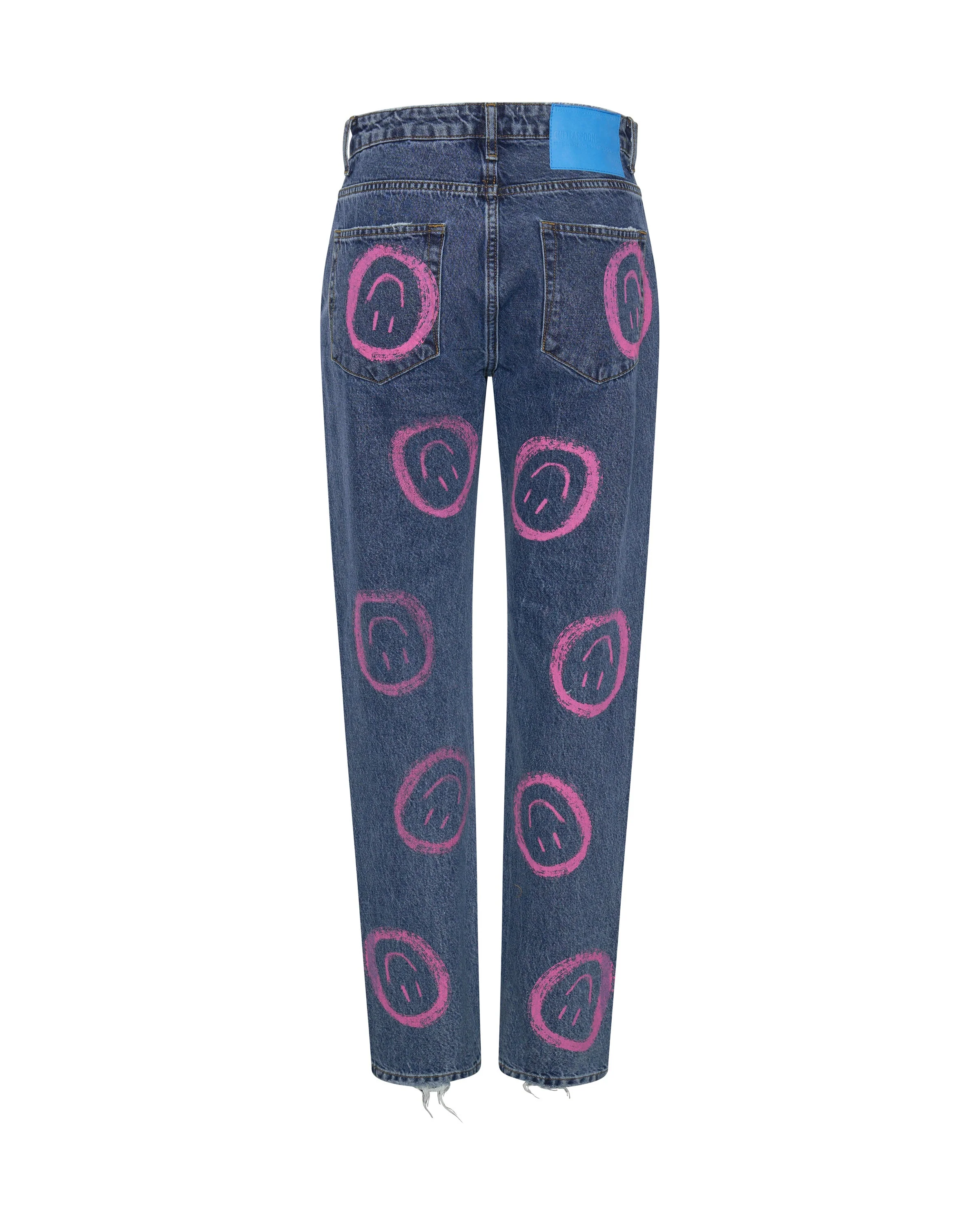 Awesome Baggies High Waist Straight Leg Denim Jeans - Rosewood - Image 7