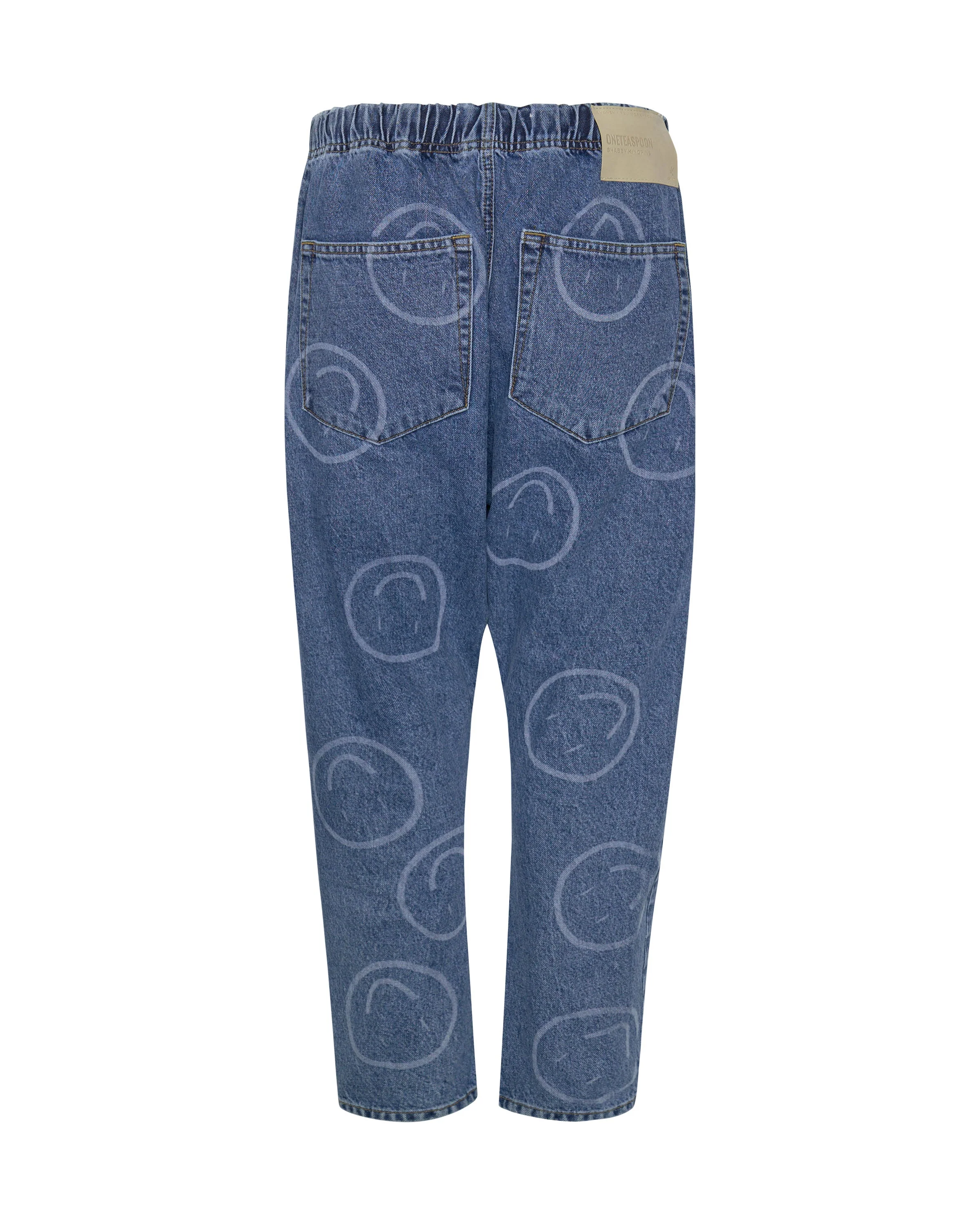 Shabby Kingpins Low Waist Boyfriend Denim Jeans - Rosewood - Image 7