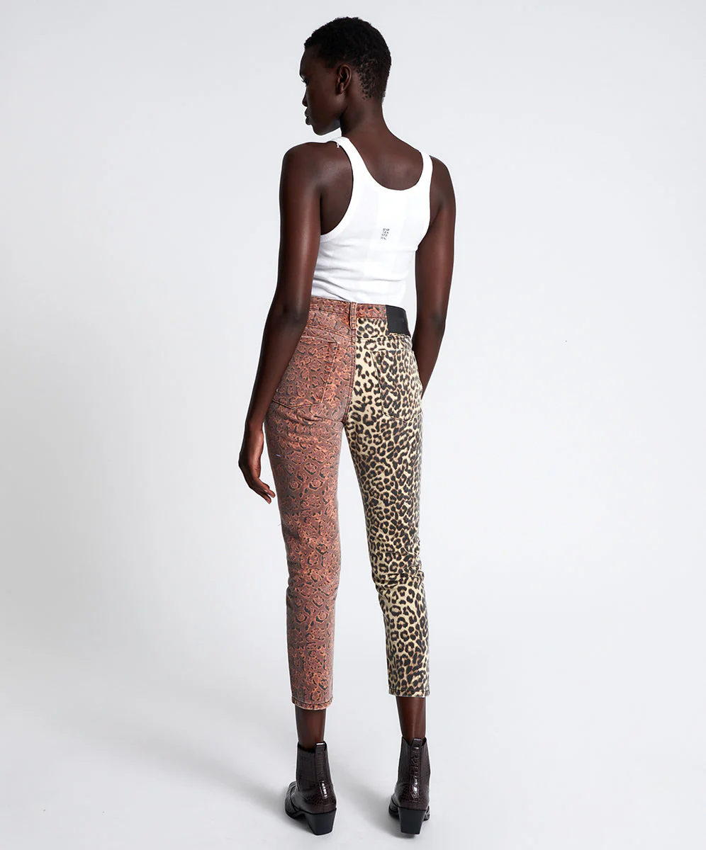 Legends High Waist Straight Leg Denim Jeans - Animal Saga - Image 5