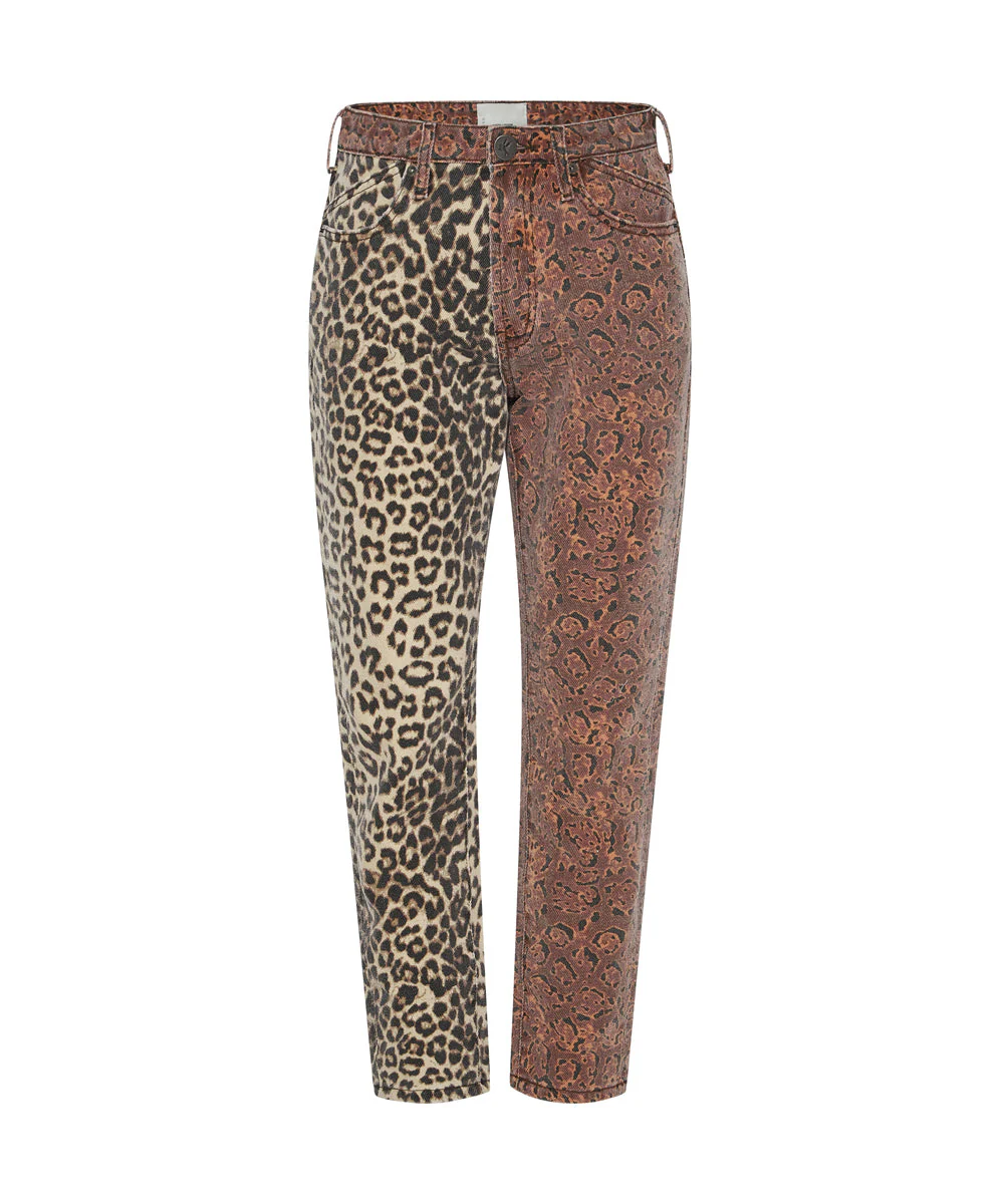 Legends High Waist Straight Leg Denim Jeans - Animal Saga - Image 6
