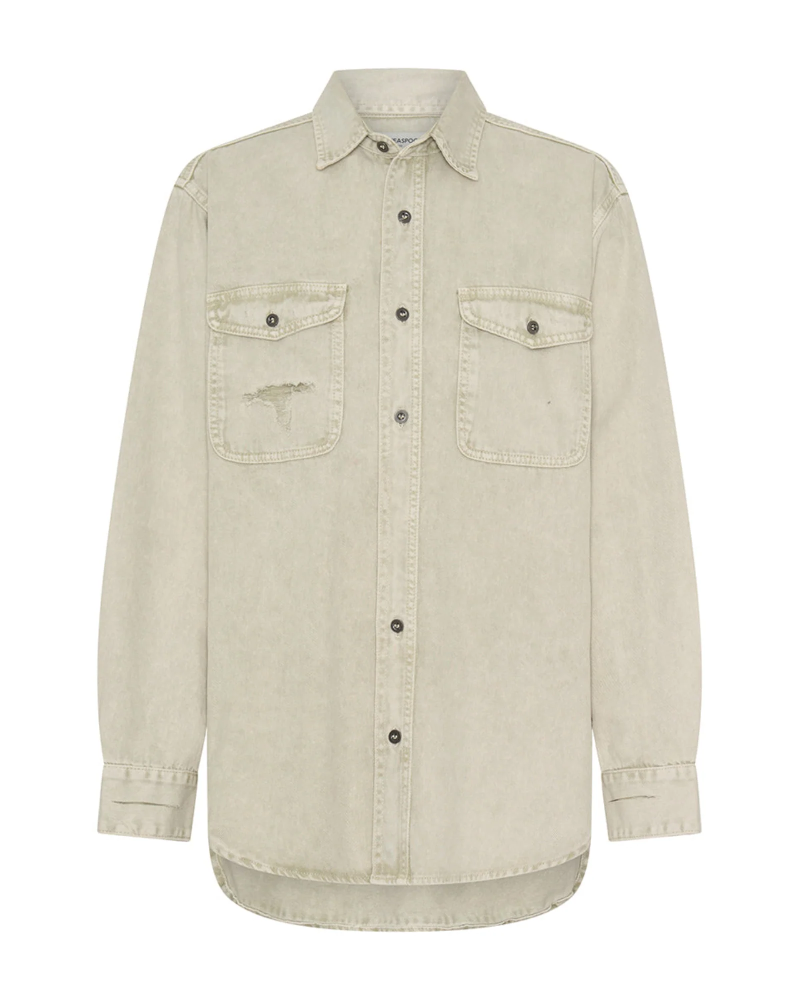 Everyday Denim Shirt - Antique White - Image 10