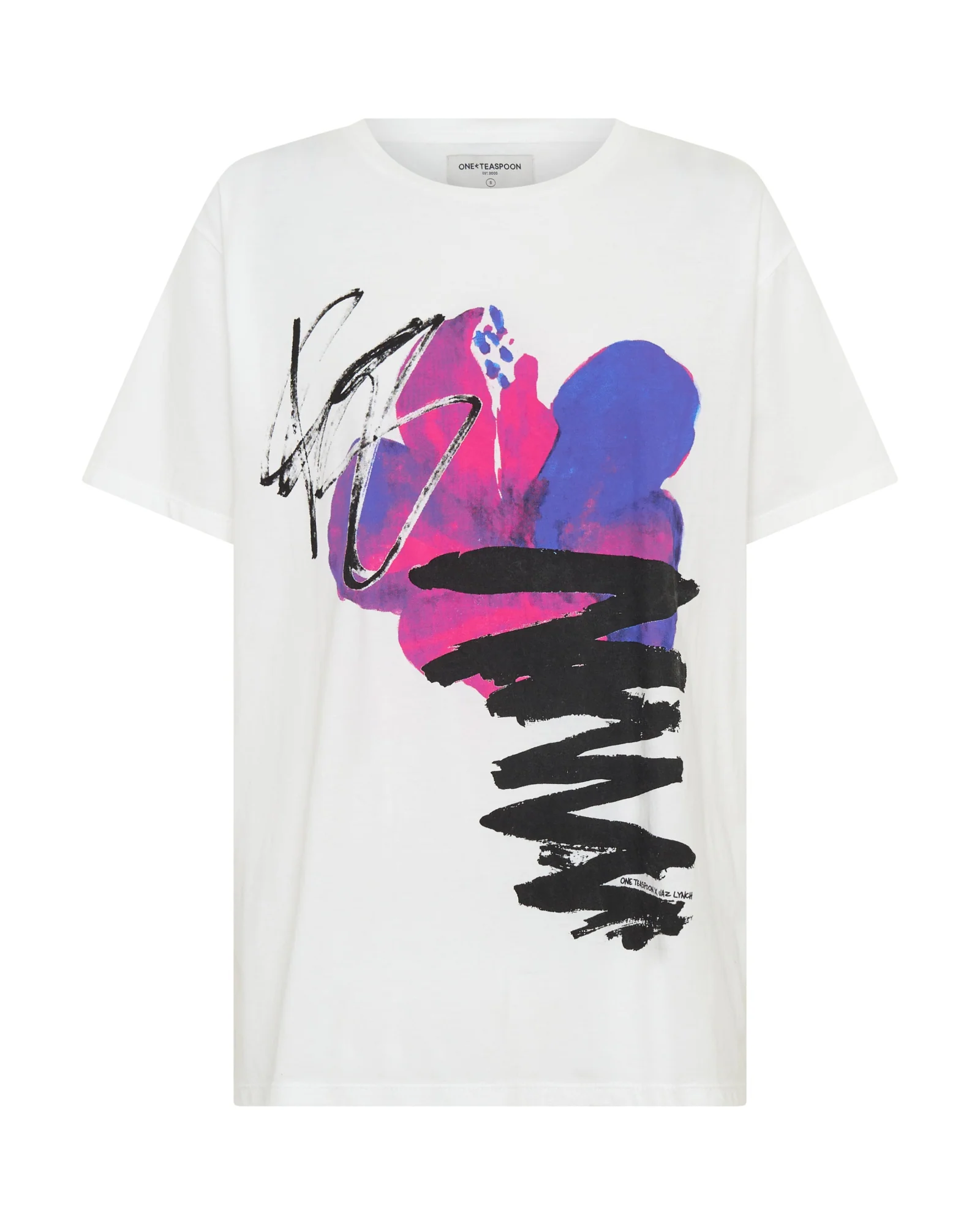 Art Boyfriend Tee - White - Image 6