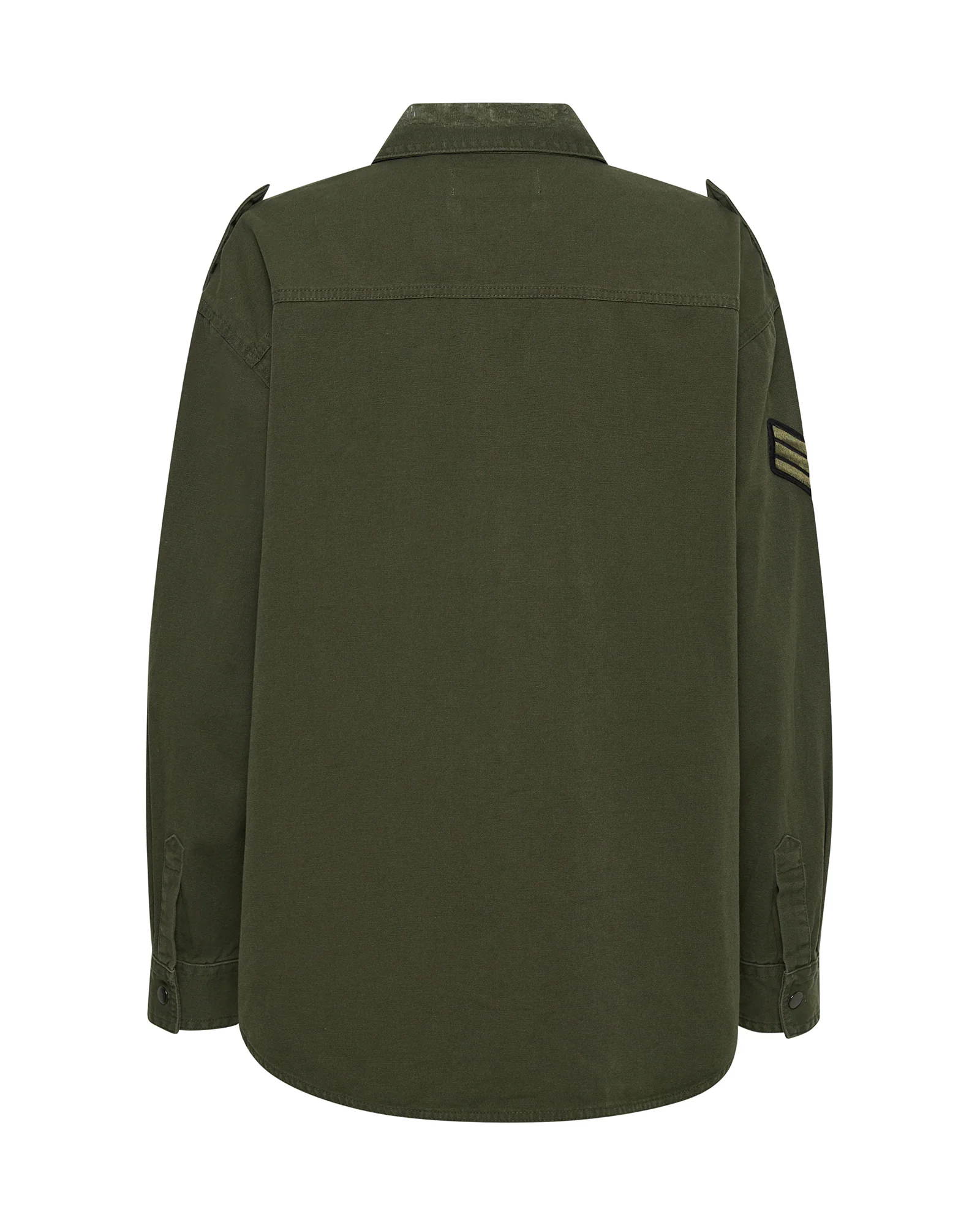 Aviator Eagle Cotton Shirt - Khaki - Image 7
