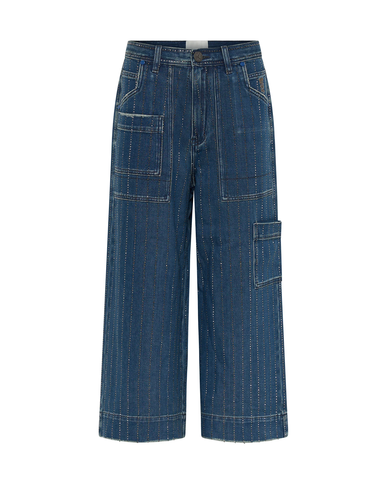 Bad Boys High Waist Wide Leg Denim Jeans - Image 6