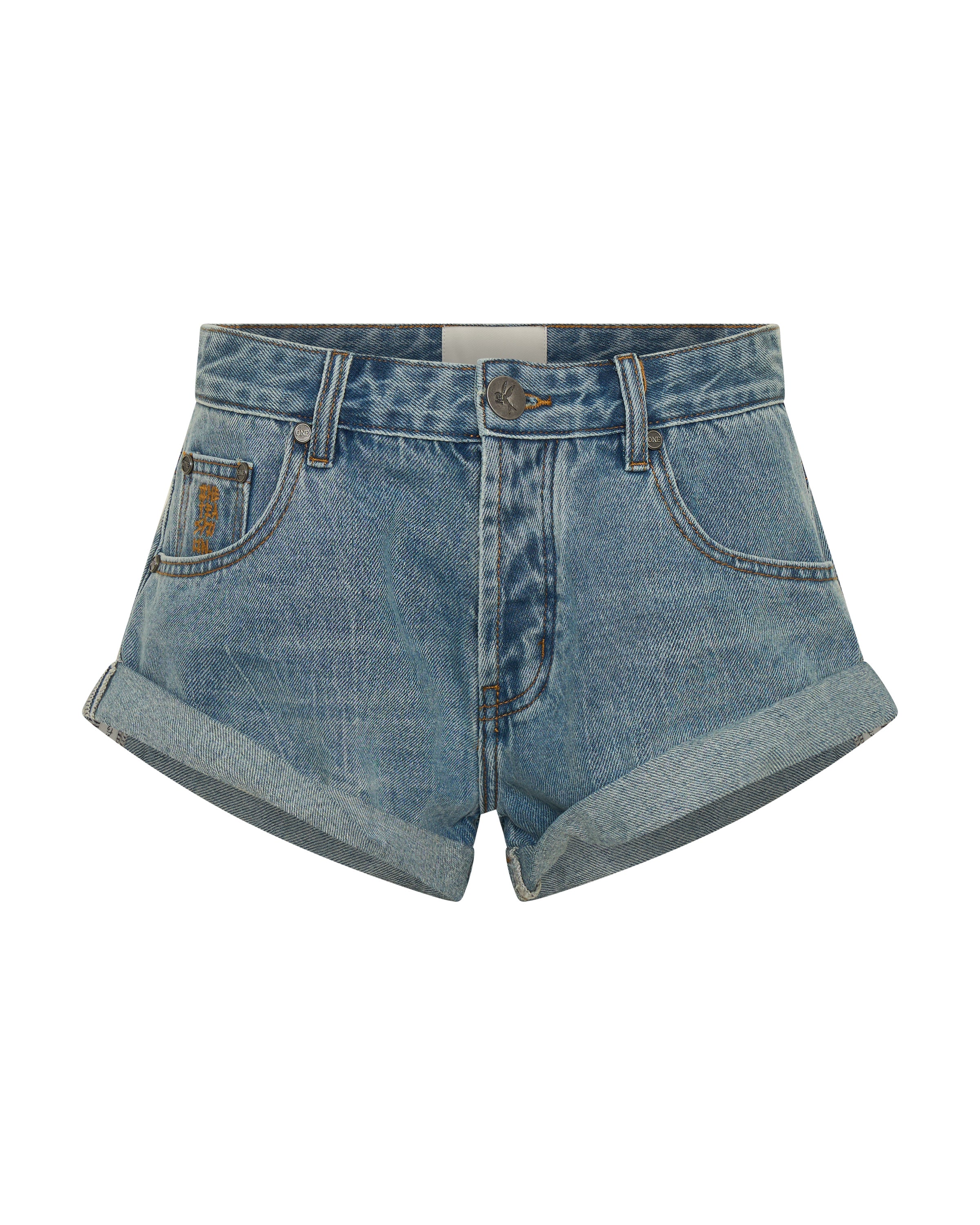 Bandits Low Waist Denim Shorts - Blue Crush - Image 13