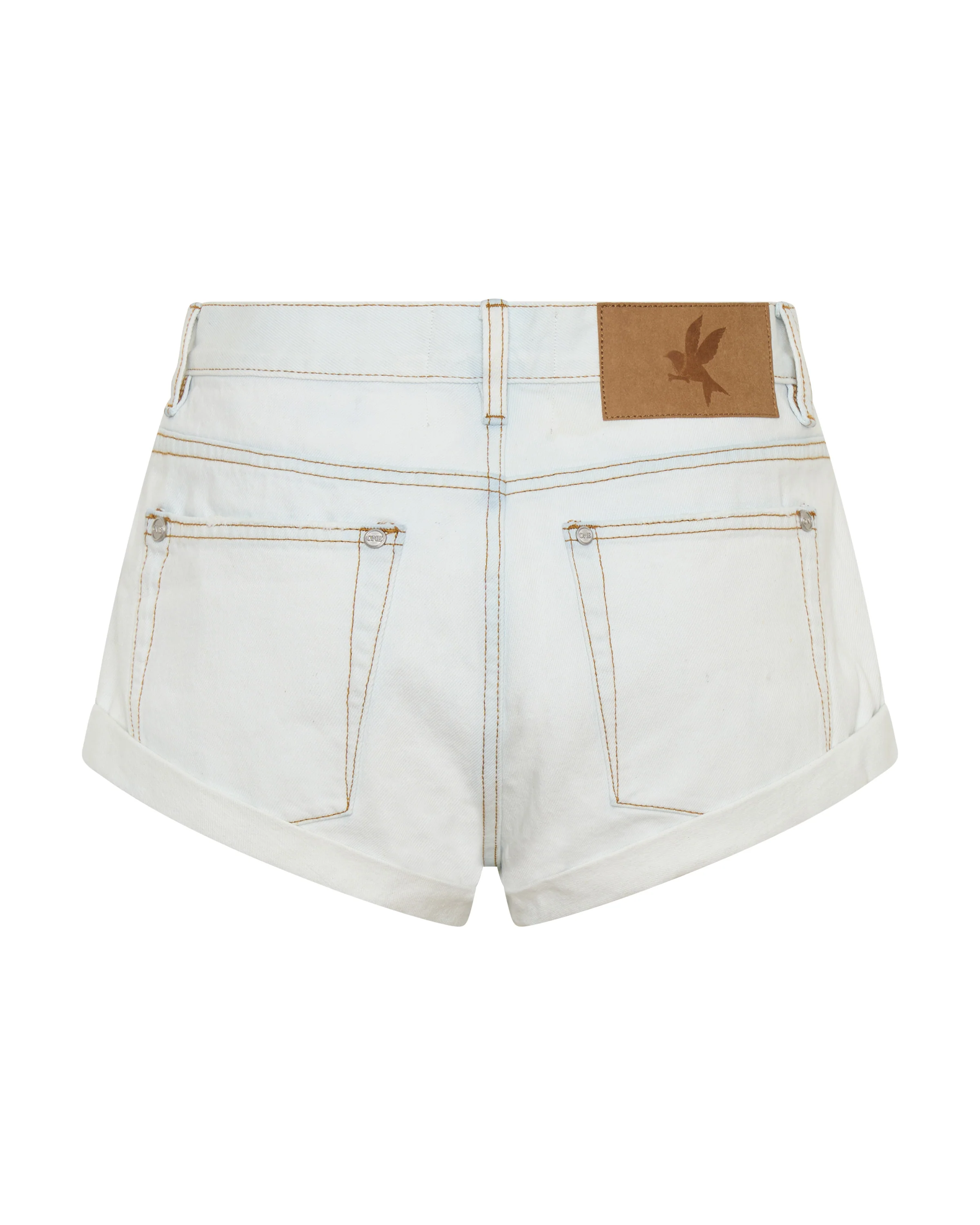 Bandits Low Waist Denim Shorts - Arctic Blue - Image 11