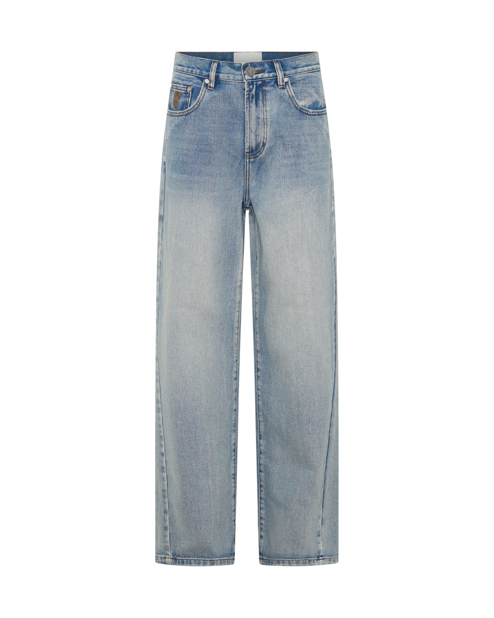 Baxters Mid Waist Wide Leg Denim Jeans - Hendrixe Blue - Image 10