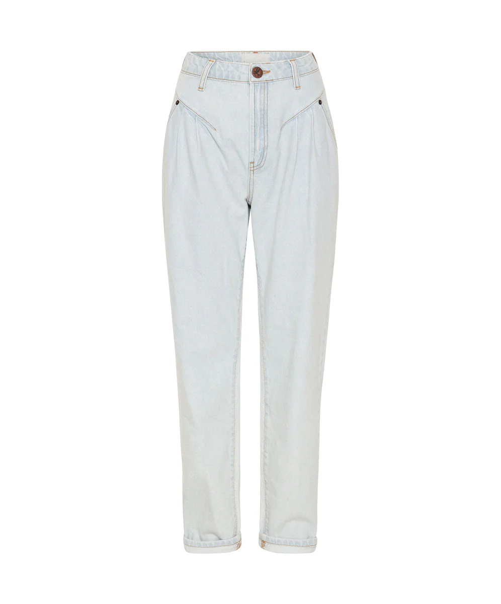 Streetwalkers High Waist Straight Leg Trouser Denim Jeans - Bel Air Blue - Image 5