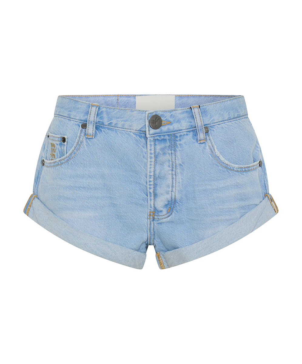 Bandits Low Waist Denim Shorts - Best Blue - Image 11