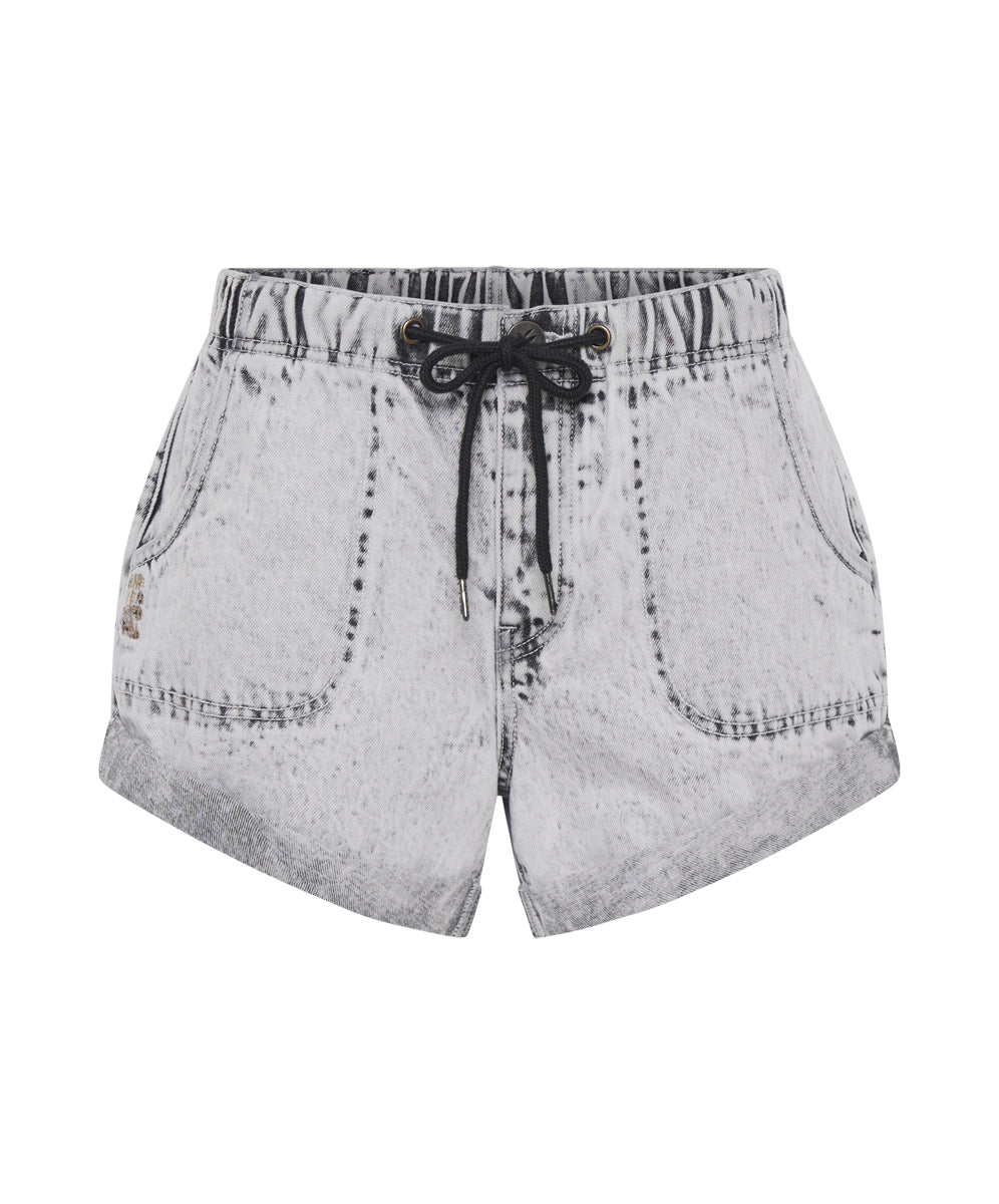 BIANCO SHABBY BANDITS DRAWCORD DENIM SHORTS - Image 8