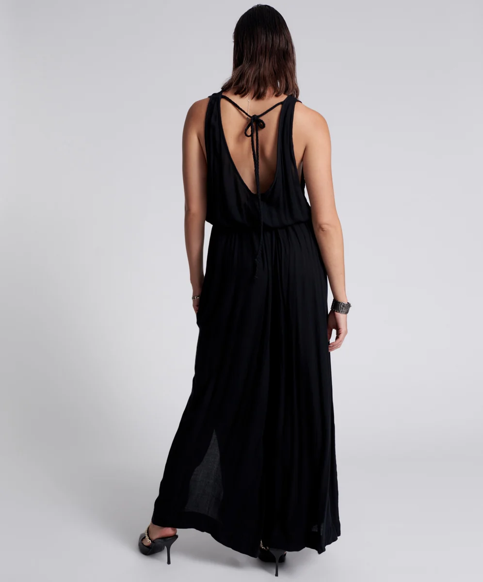BLACK AFTER PARTY JUMPSUIT - Image 3