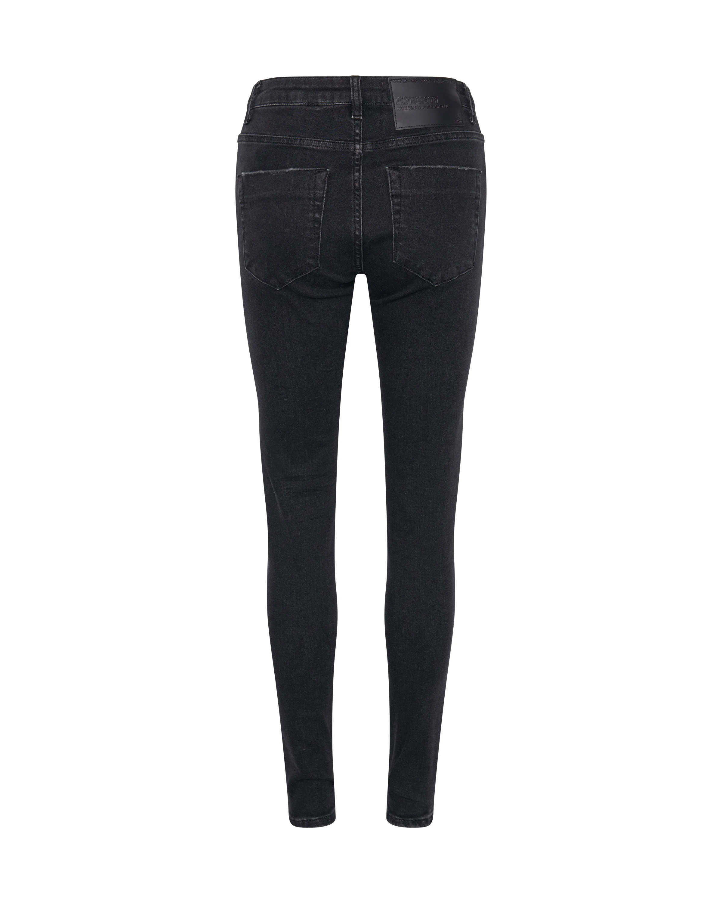 Freebirds Ii Low Waist Stretch Skinny Denim Jeans - Black - Image 7
