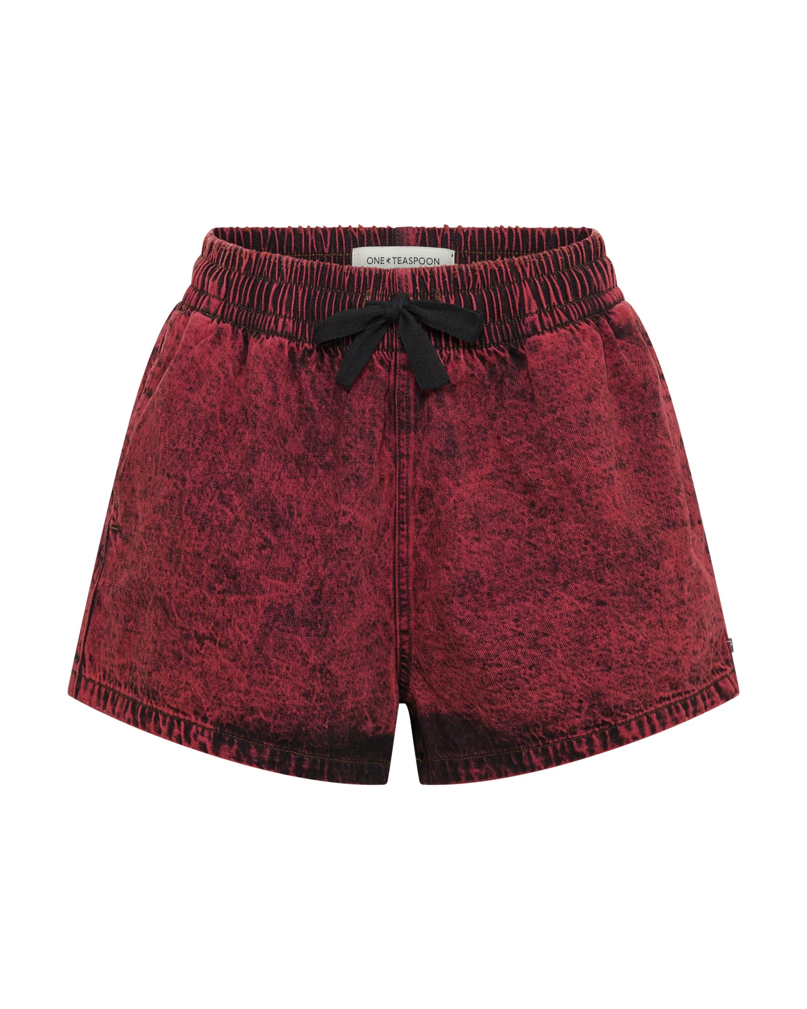 Boxer Low Waist Denim Shorts - Black Heart - Image 6