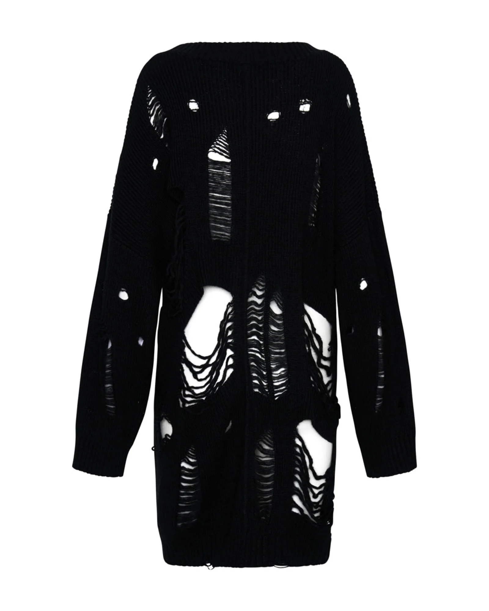 Hercules Shredded Sweater - Black - Image 6