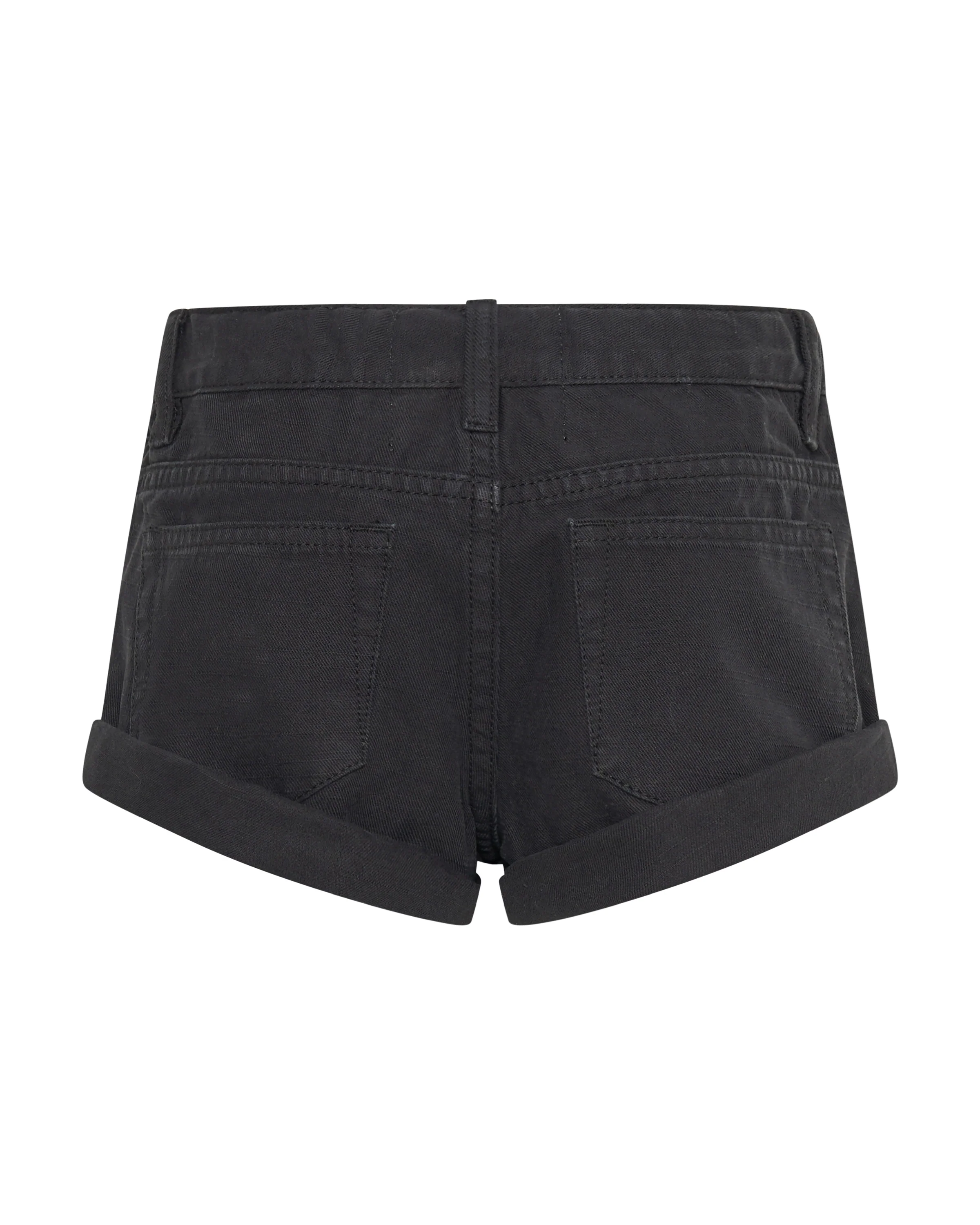 Kids Bandits Low Waist Denim Shorts - Black - Image 7