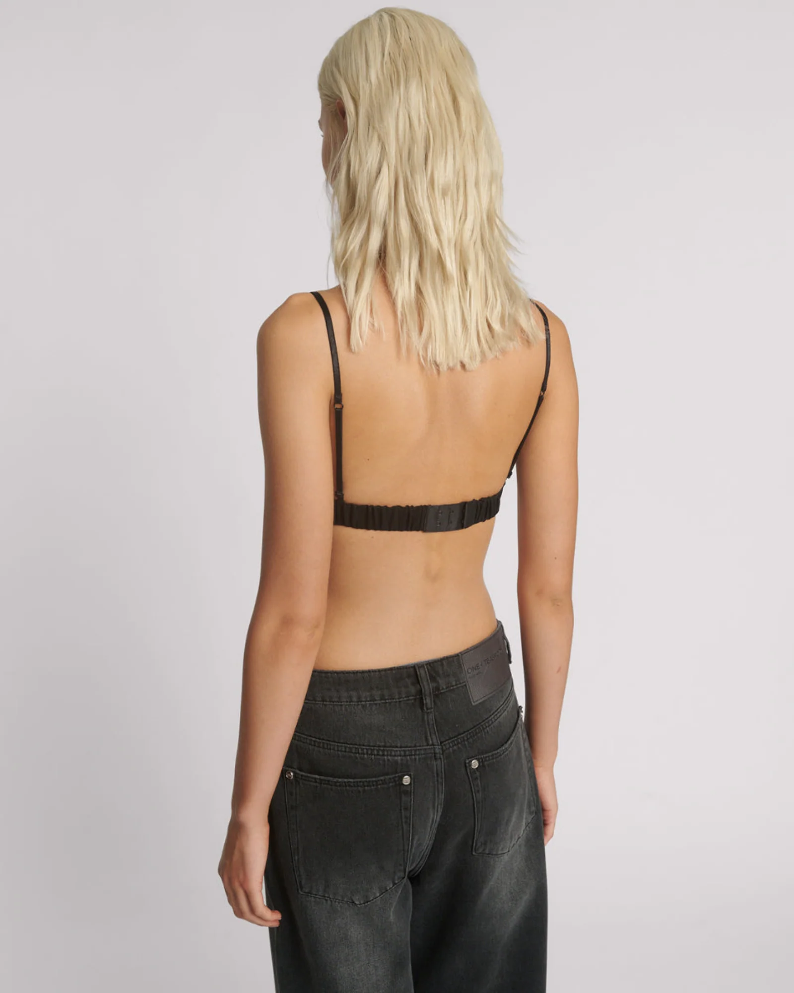 Lace Bralette - Black - Image 3