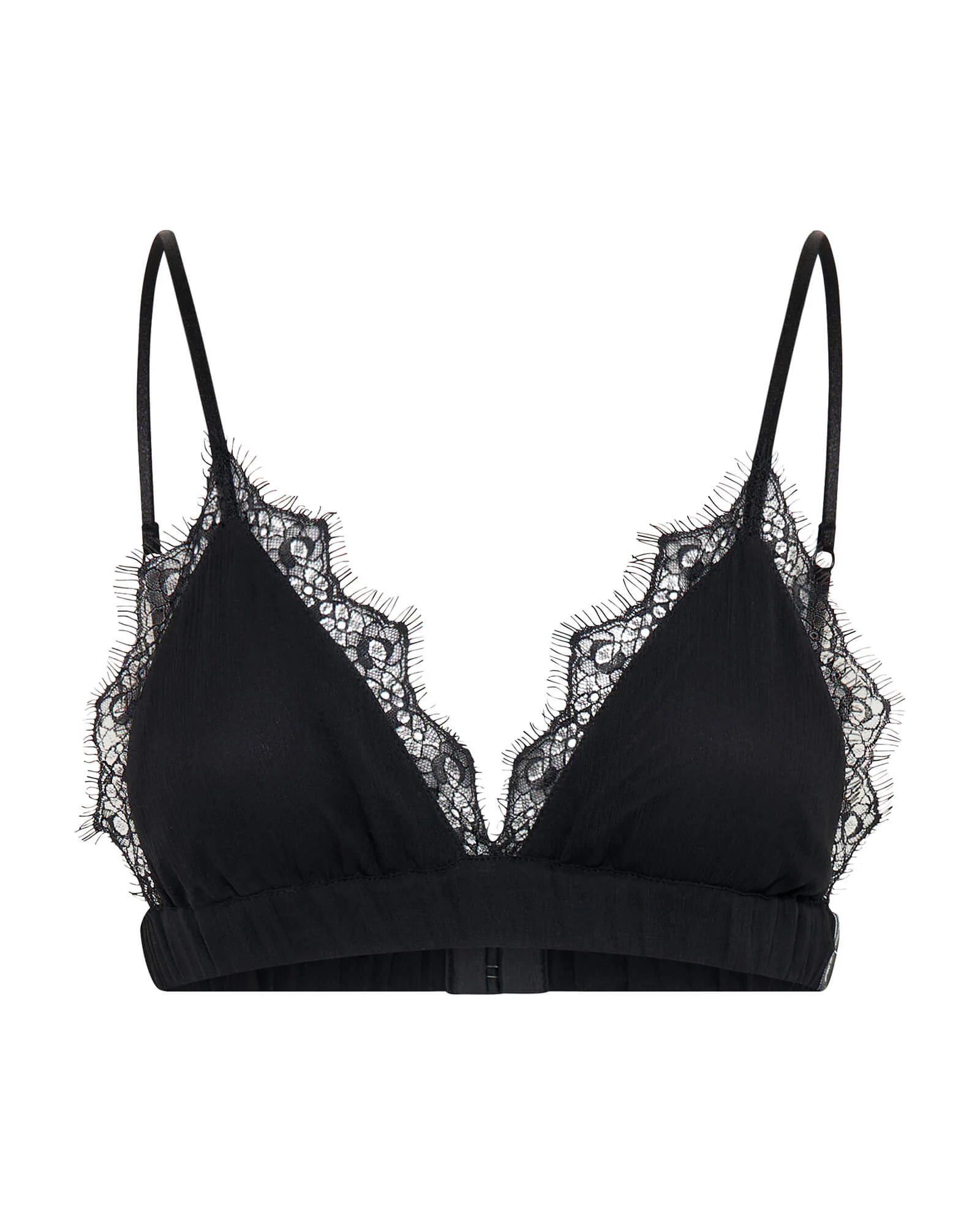 Lace Bralette - Black - Image 7