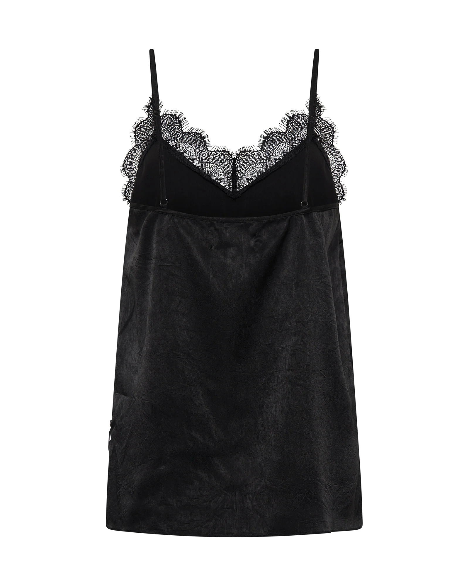 Lace Cami Top - Black - Image 8
