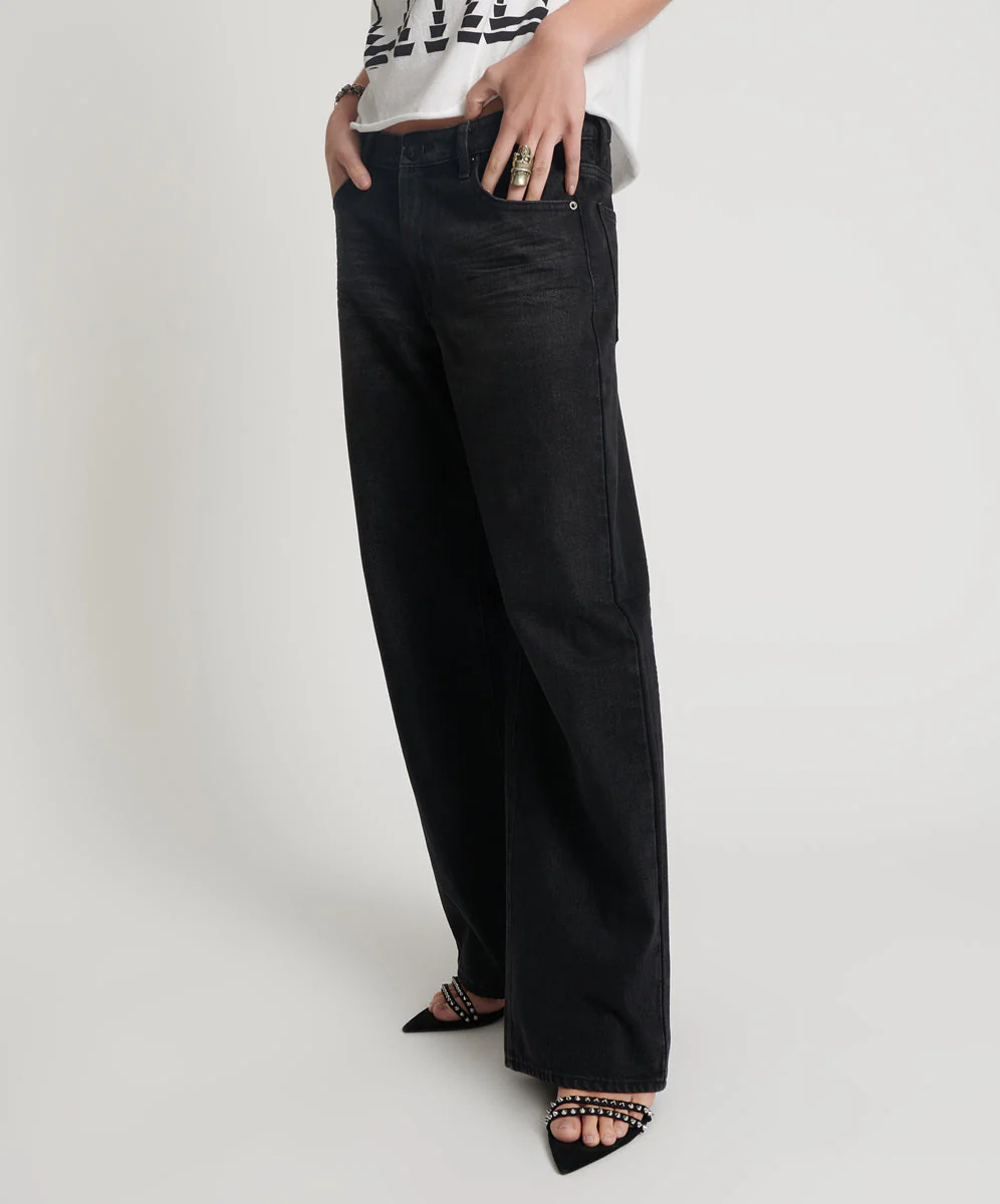 BLACK OAK LOW RIDERS LOW WAIST WIDE LEG JEANS - Image 3