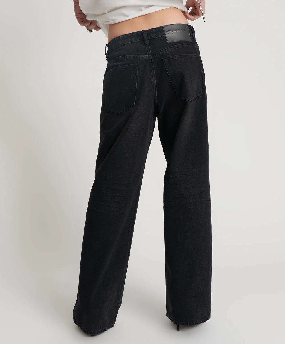 BLACK OAK LOW RIDERS LOW WAIST WIDE LEG JEANS - Image 4