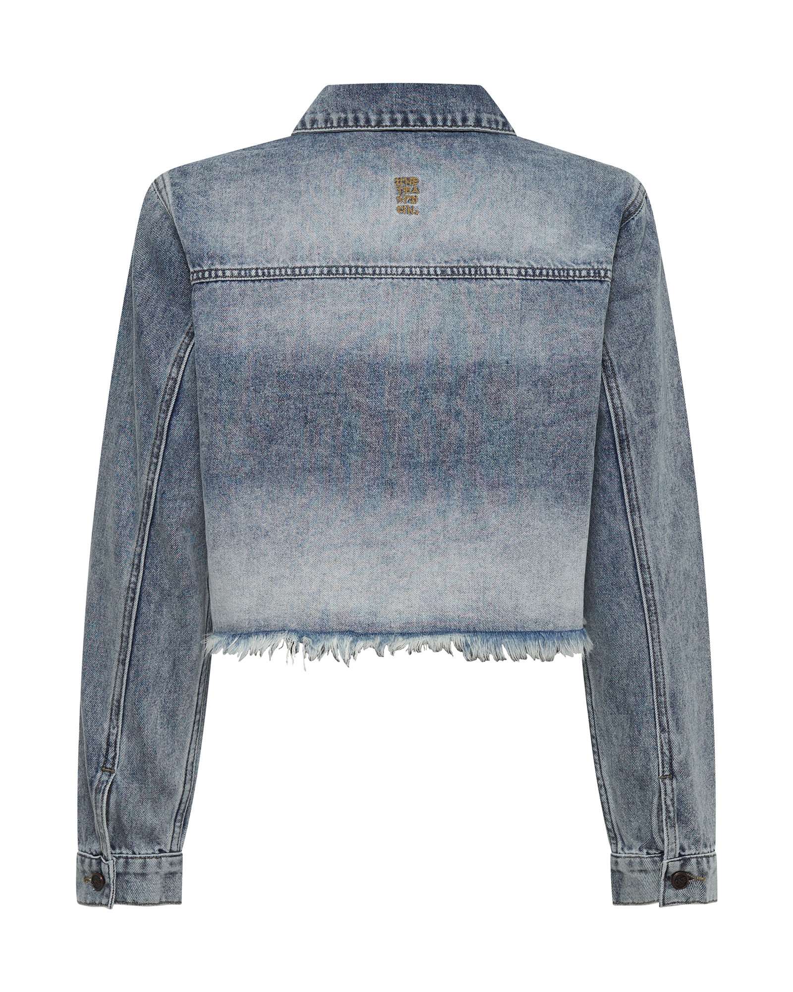 Braxton Long Sleeve Denim Top - Blue Blossom - Image 7
