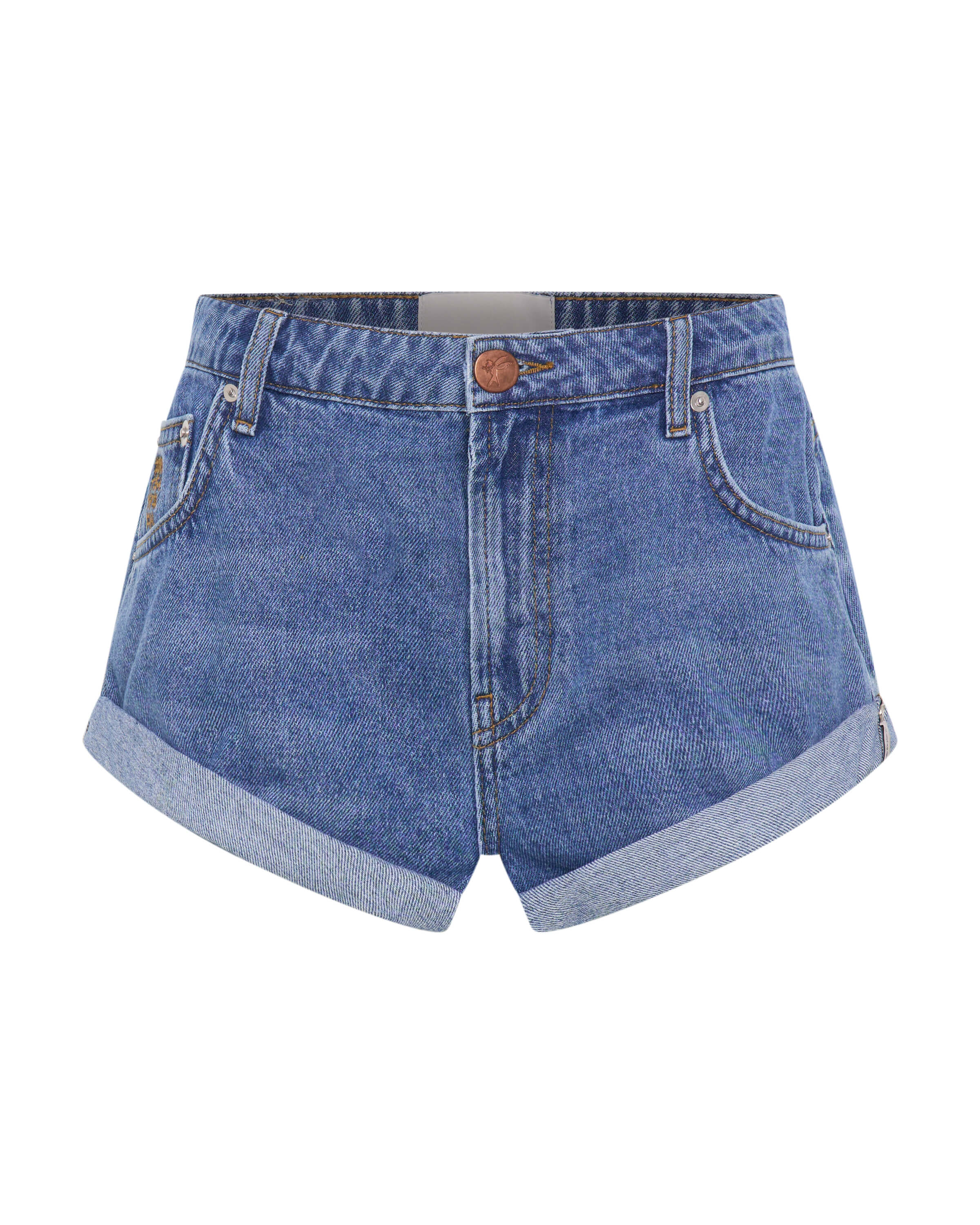 Blue Estate Bandit Low Waist Denim Shorts - Blue Estate - Image 8