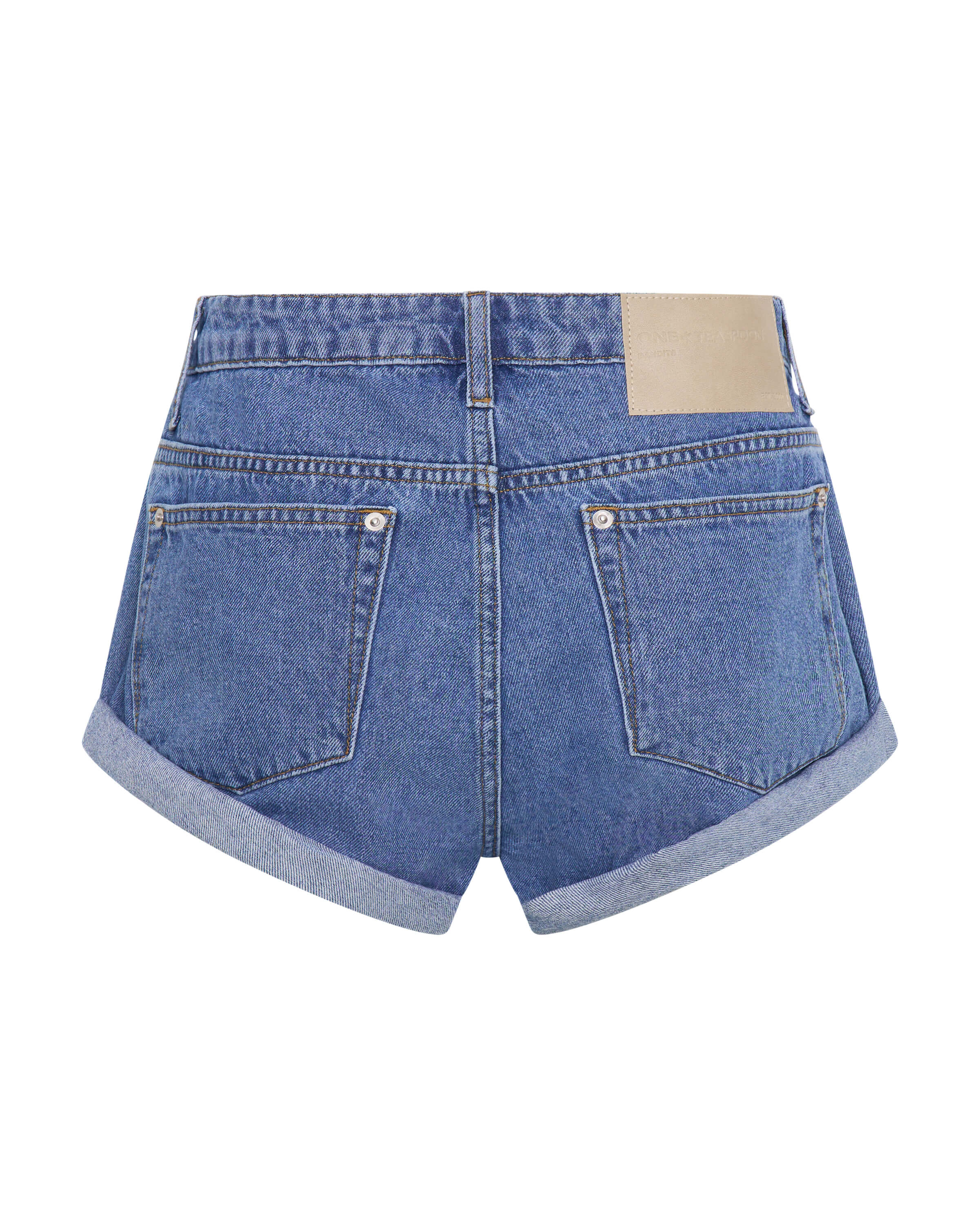 Blue Estate Bandit Low Waist Denim Shorts - Blue Estate - Image 9