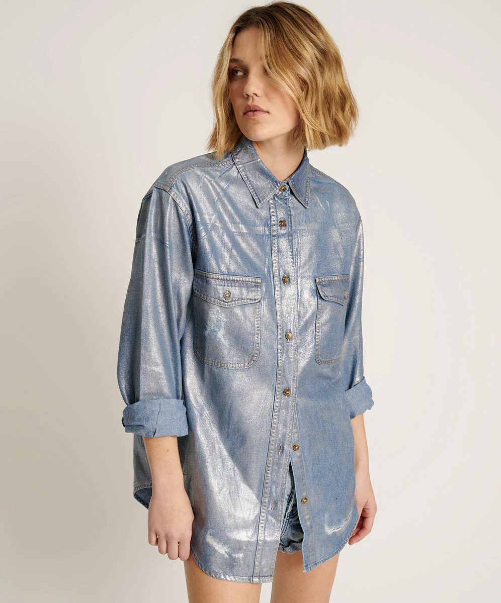 Everyday Denim Shirt - Blue Future - Image 2