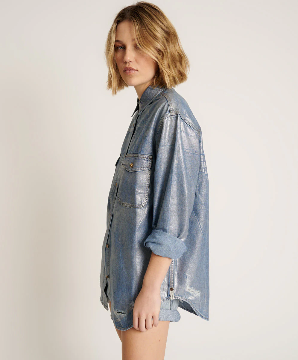 Everyday Denim Shirt - Blue Future - Image 3