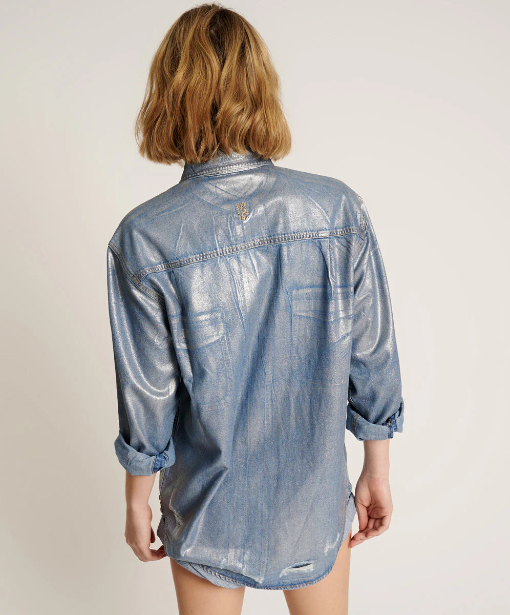 Everyday Denim Shirt - Blue Future - Image 4