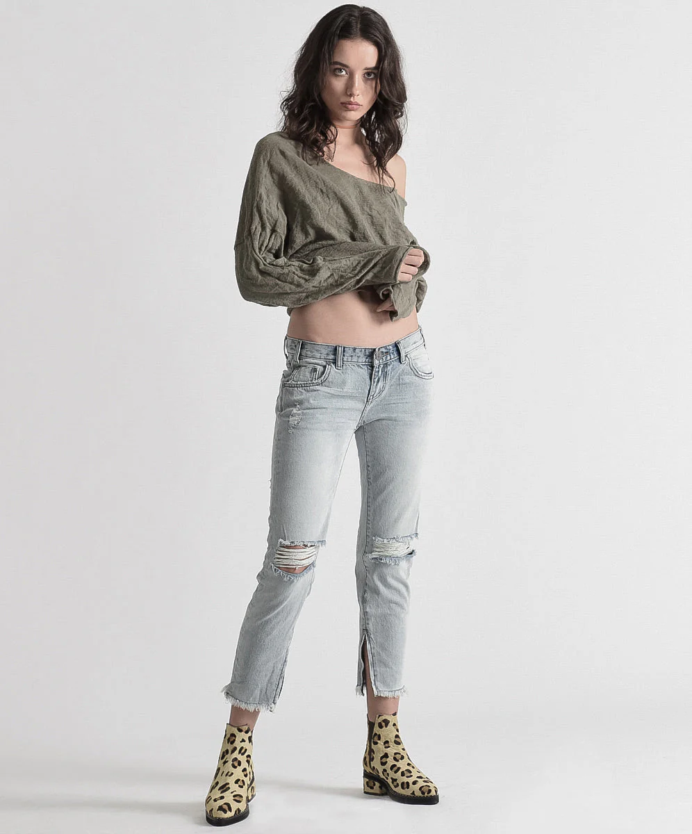 Freebirds Low Waist Rigid Skinny Denim Jeans - Blue Hart - Image 2