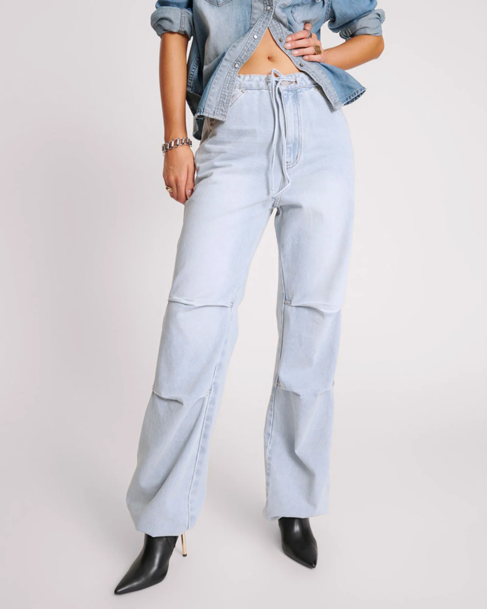 Marley Relaxed Denim Jeans - Blue Latte - Image 2