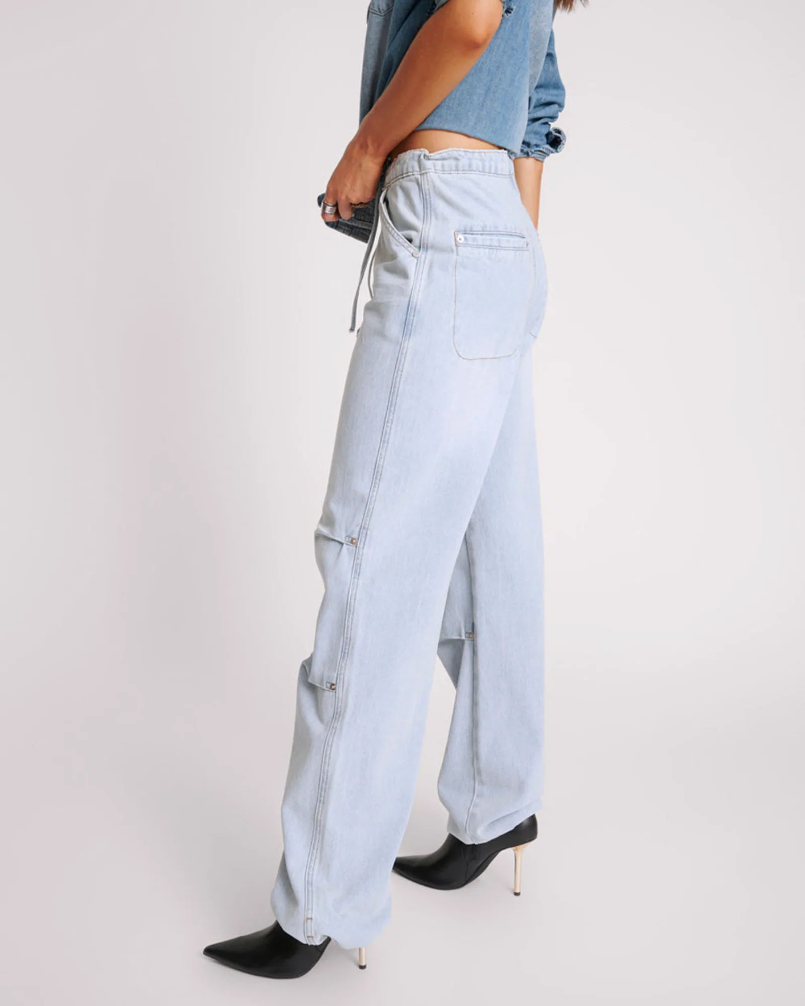 Marley Relaxed Denim Jeans - Blue Latte - Image 3