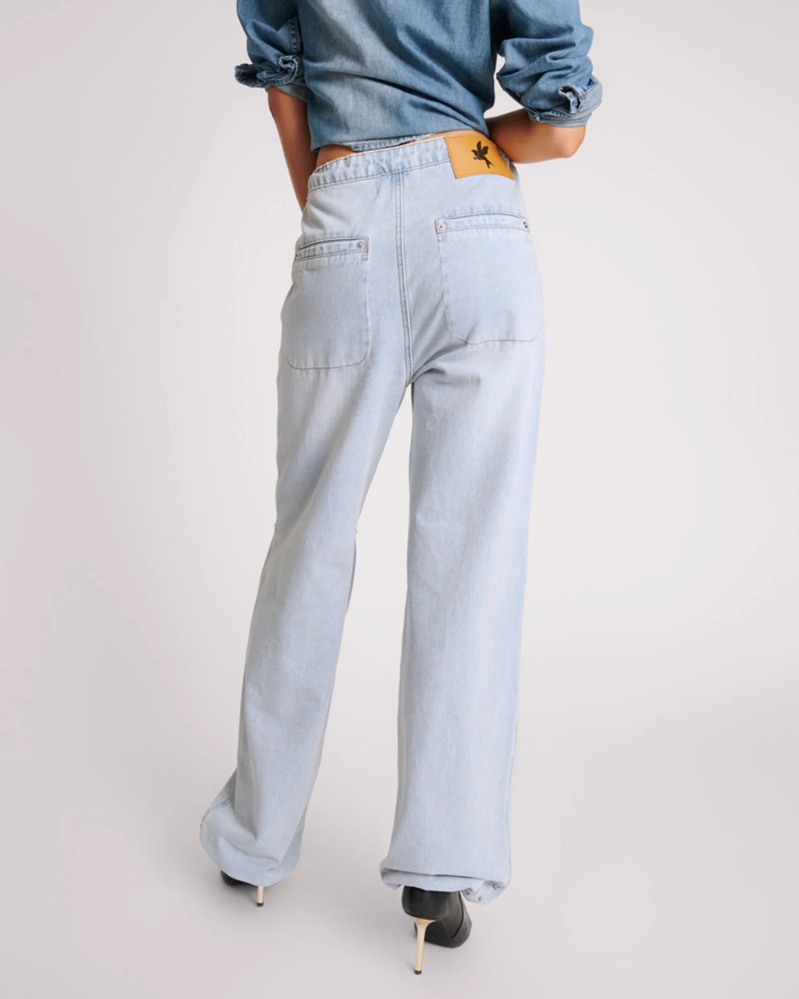 Marley Relaxed Denim Jeans - Blue Latte - Image 4