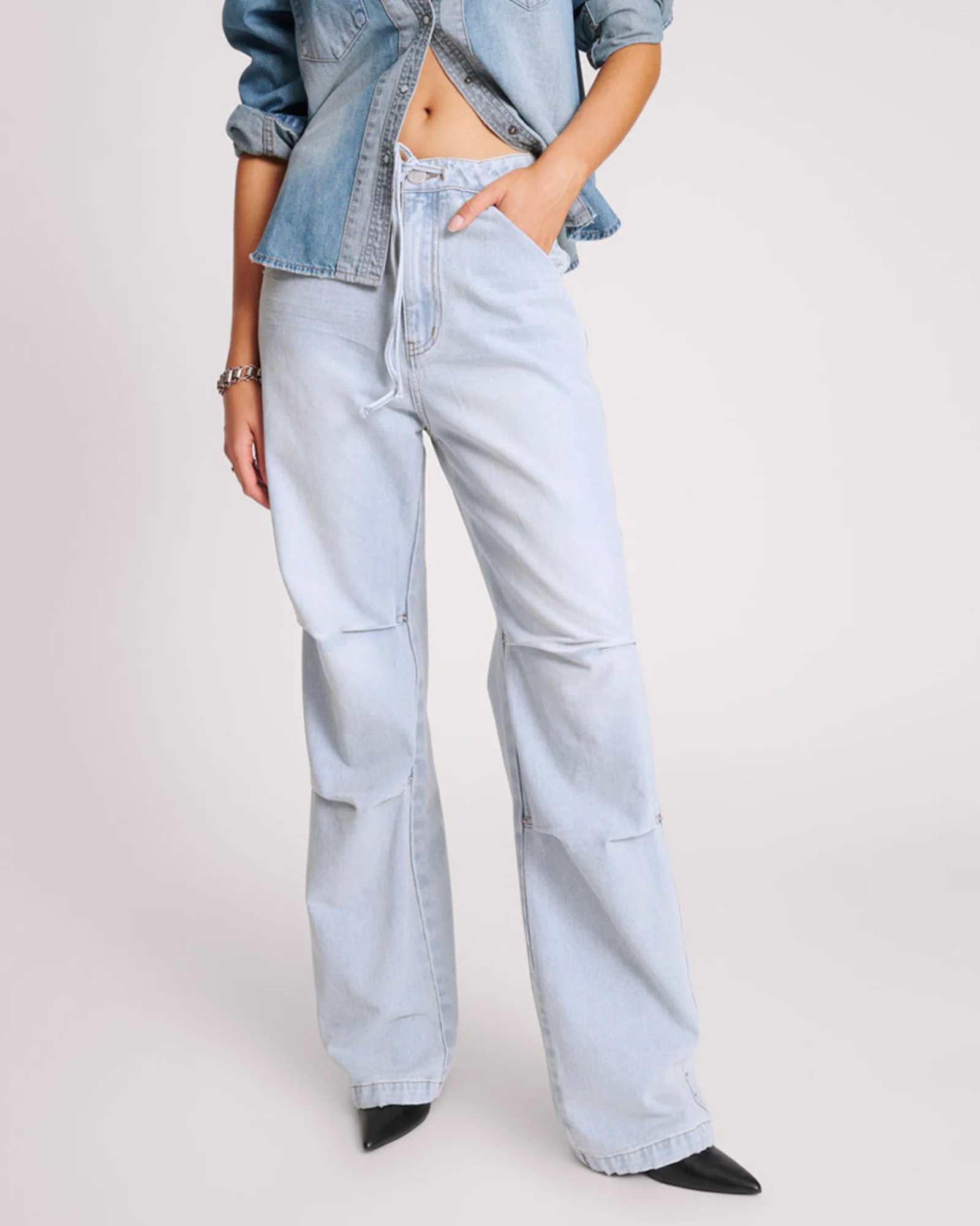 Marley Relaxed Denim Jeans - Blue Latte - Image 7