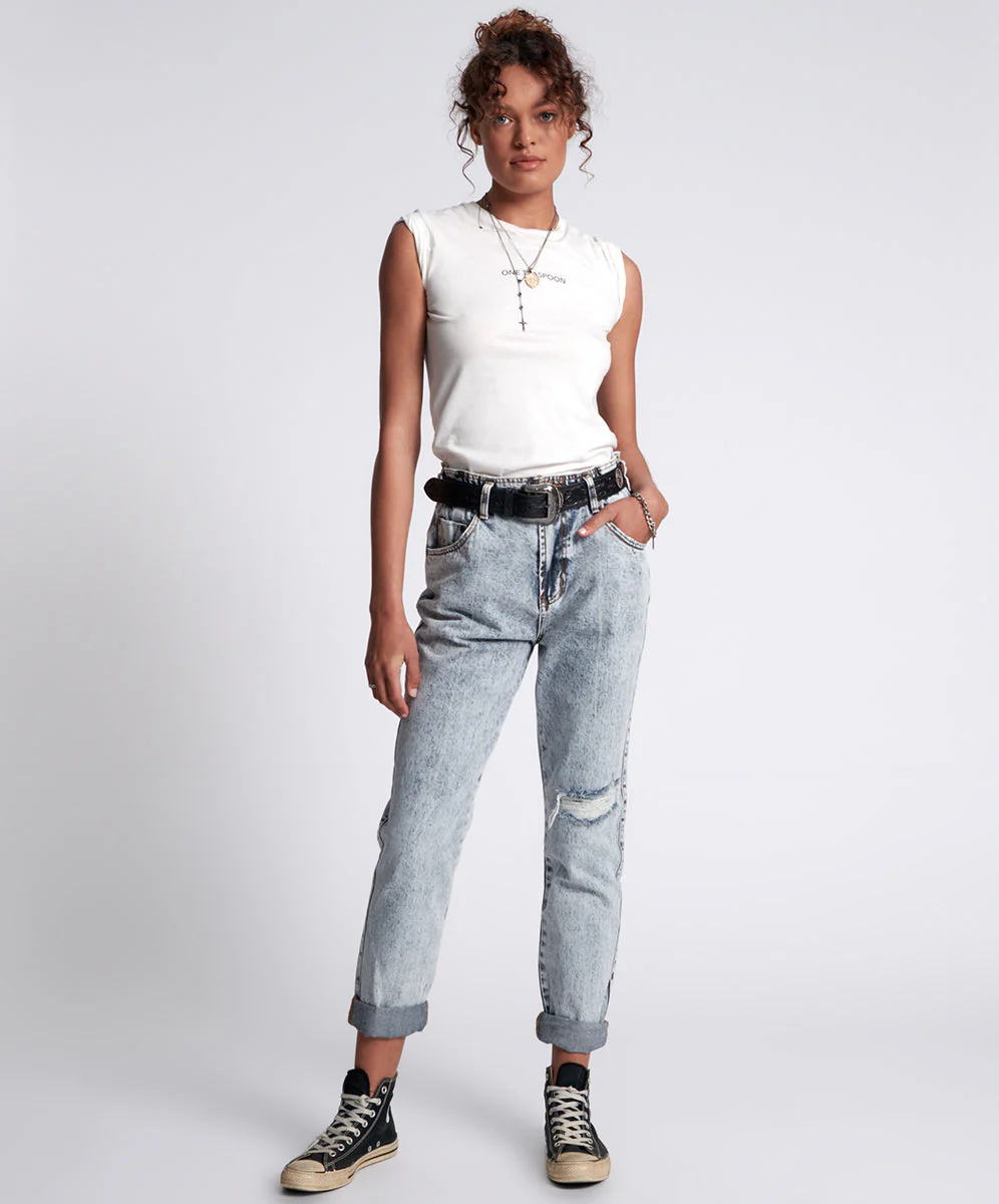 BLUE MALT PIONEER HIGH WAIST VINTAGE FIT JEANS