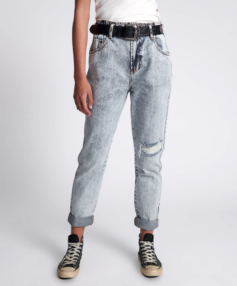 BLUE MALT PIONEER HIGH WAIST VINTAGE FIT JEANS - Image 3
