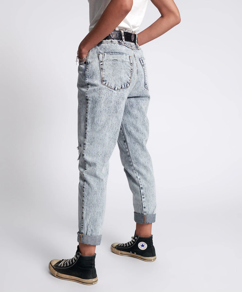 BLUE MALT PIONEER HIGH WAIST VINTAGE FIT JEANS - Image 4