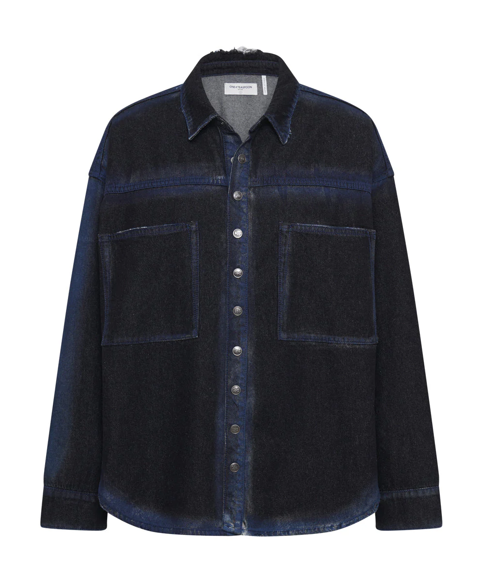 Daria Denim Shirt - Blue Punk - Image 6